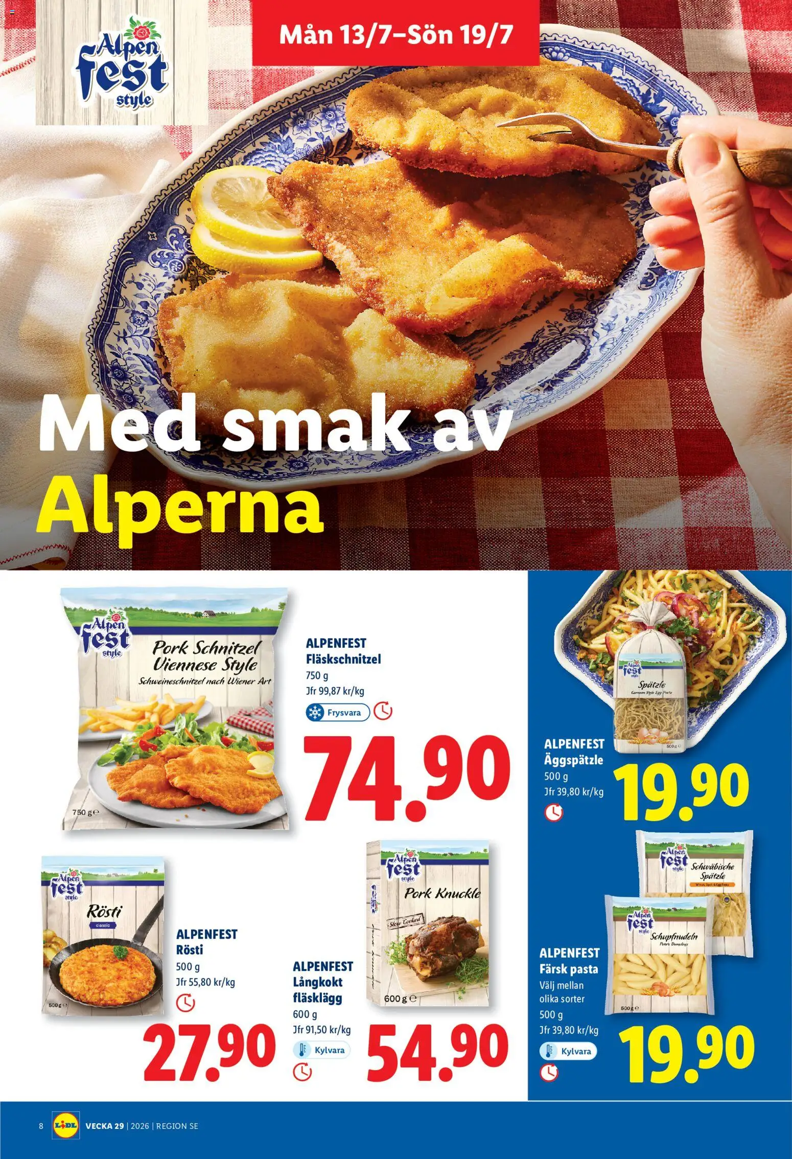 Nuvarande Lidl erbjudanden från 📣 13/07/2026 - 19/07/2026 📣 | Sverige