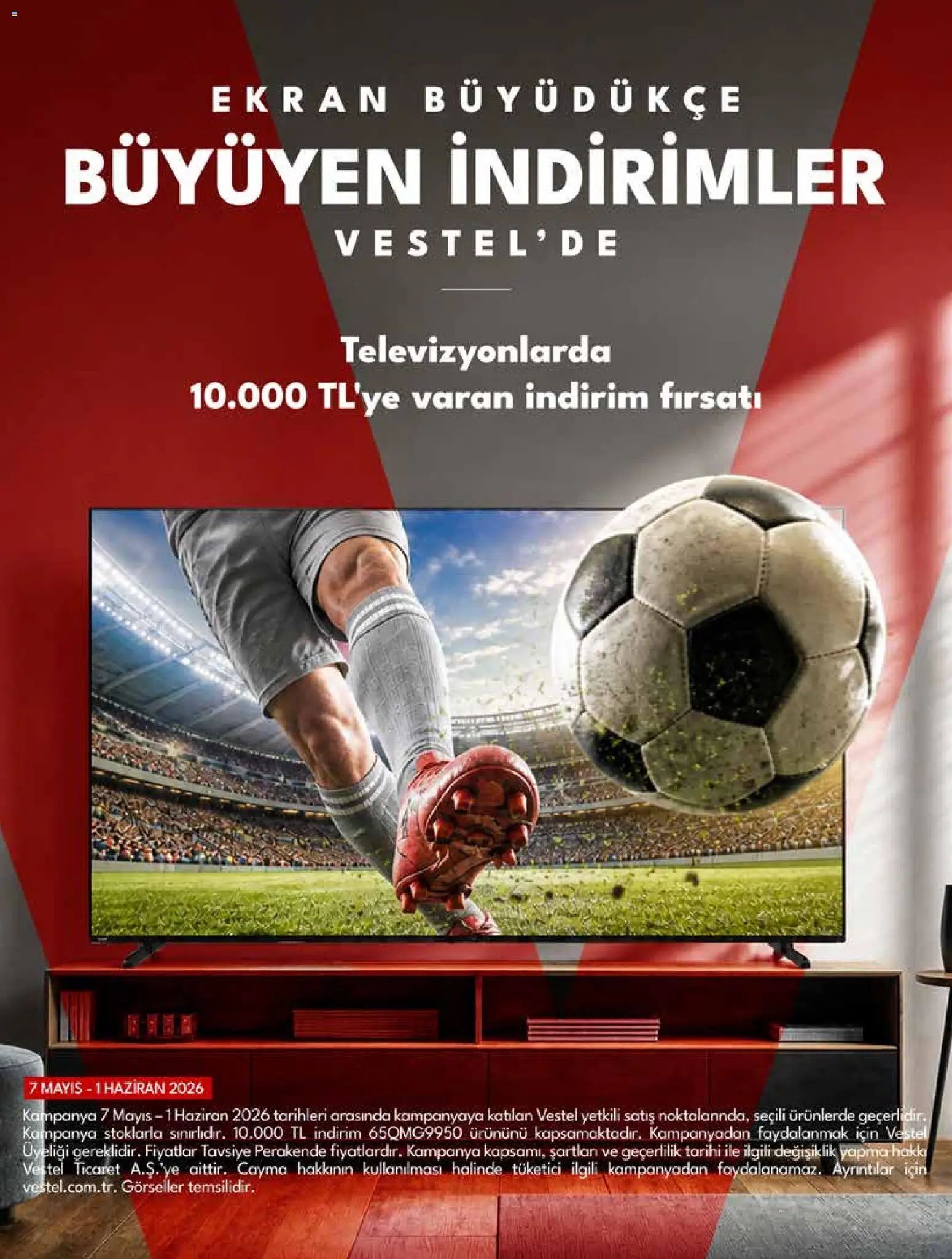 Vestel - Tüketici Elektroniği - 01.05.2026 tarihinden itibaren geçerlidir | Sayfa: 11 | Ürünler: TV, Televizyon, Buzdolabı