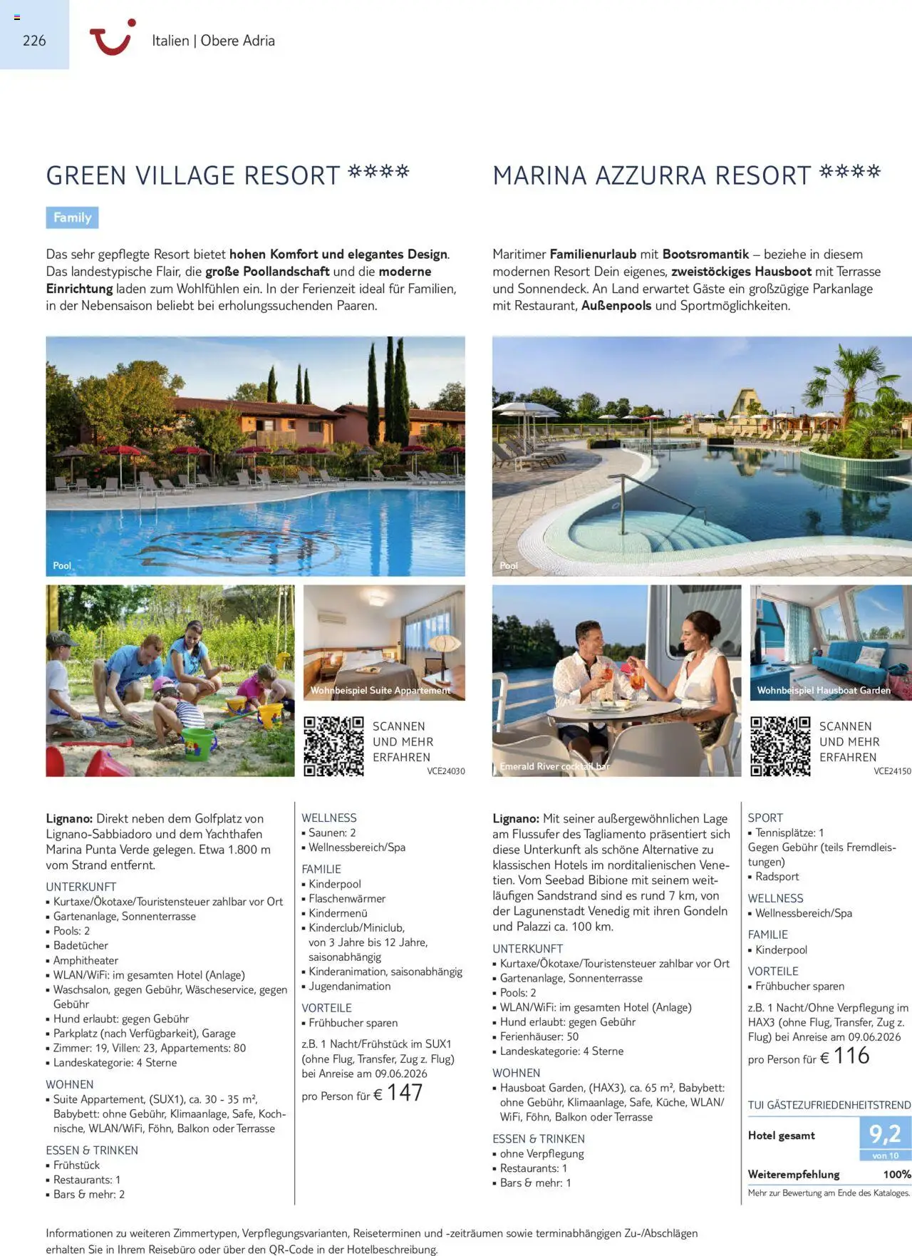 TUI Urlaub mit eigener Anreise 2025/26 – gültig ab 01.11.2025 | Seite: 226 | Produkte: Babybett
