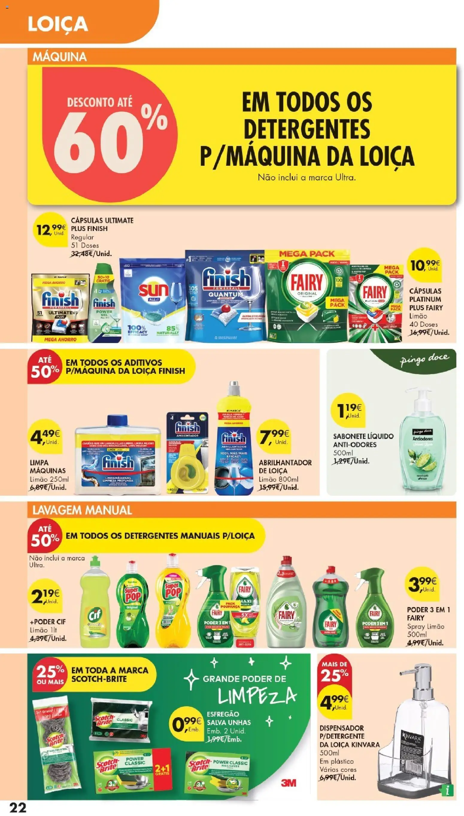 Pingo Doce Regresso às Aulas 2026 Hipers │ válido de 22/09/2026 | Página: 22 | Produtos: Sabonete líquido, Cápsulas, Sabonete, Ambientador