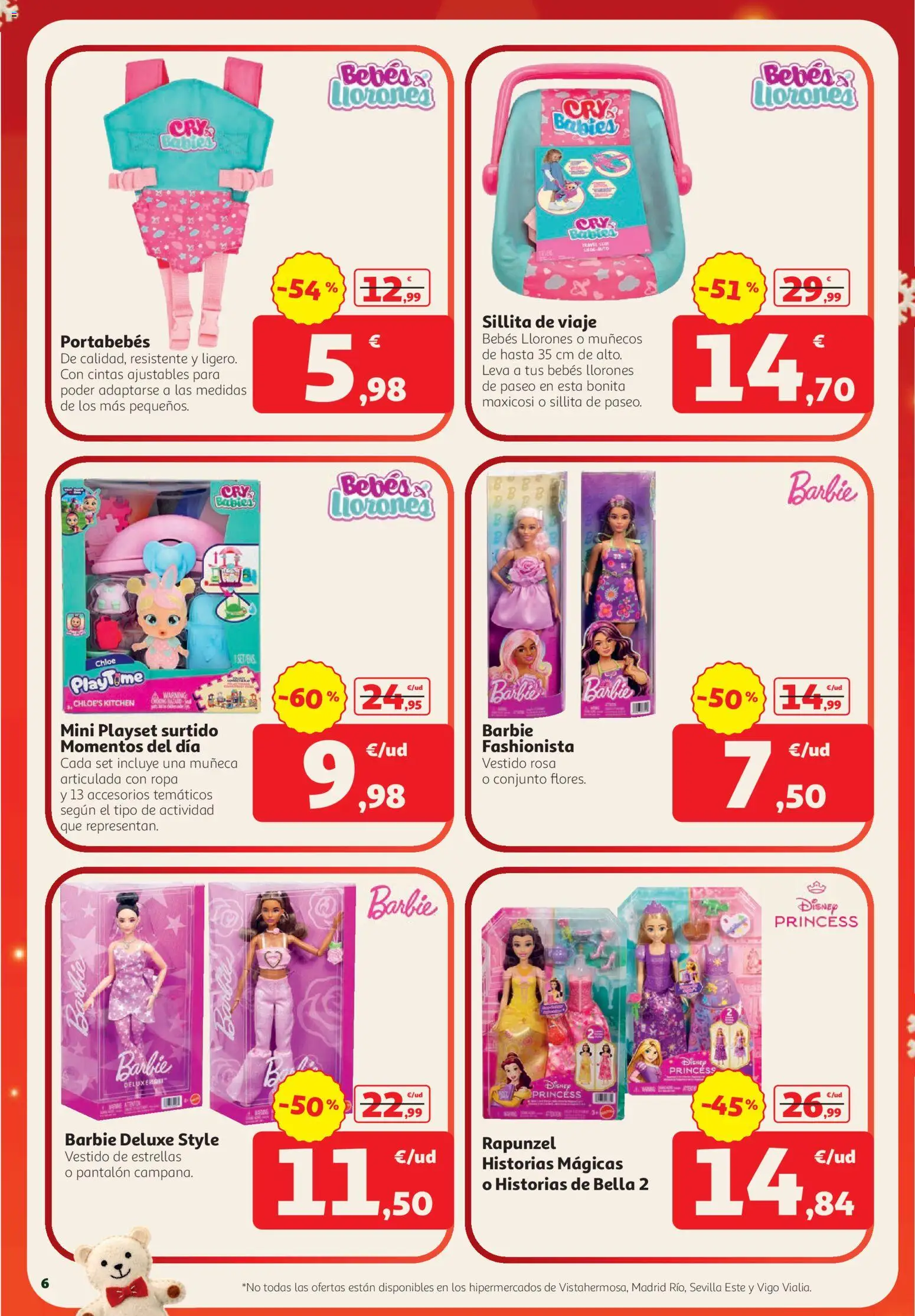 Alcampo folleto Irún │ válido desde el 22/10/2026 | Página: 6 | Productos: Muñeca, Ropa