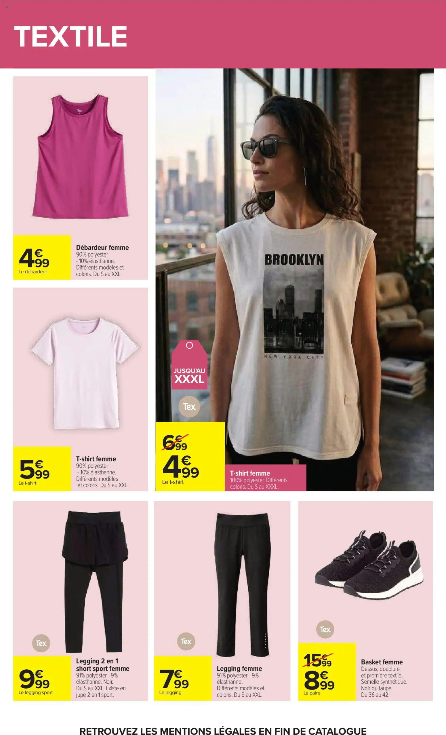 {H1} | Page: 54 | Produits: Sneakers, Legging femme, T-shirt, Leggings
