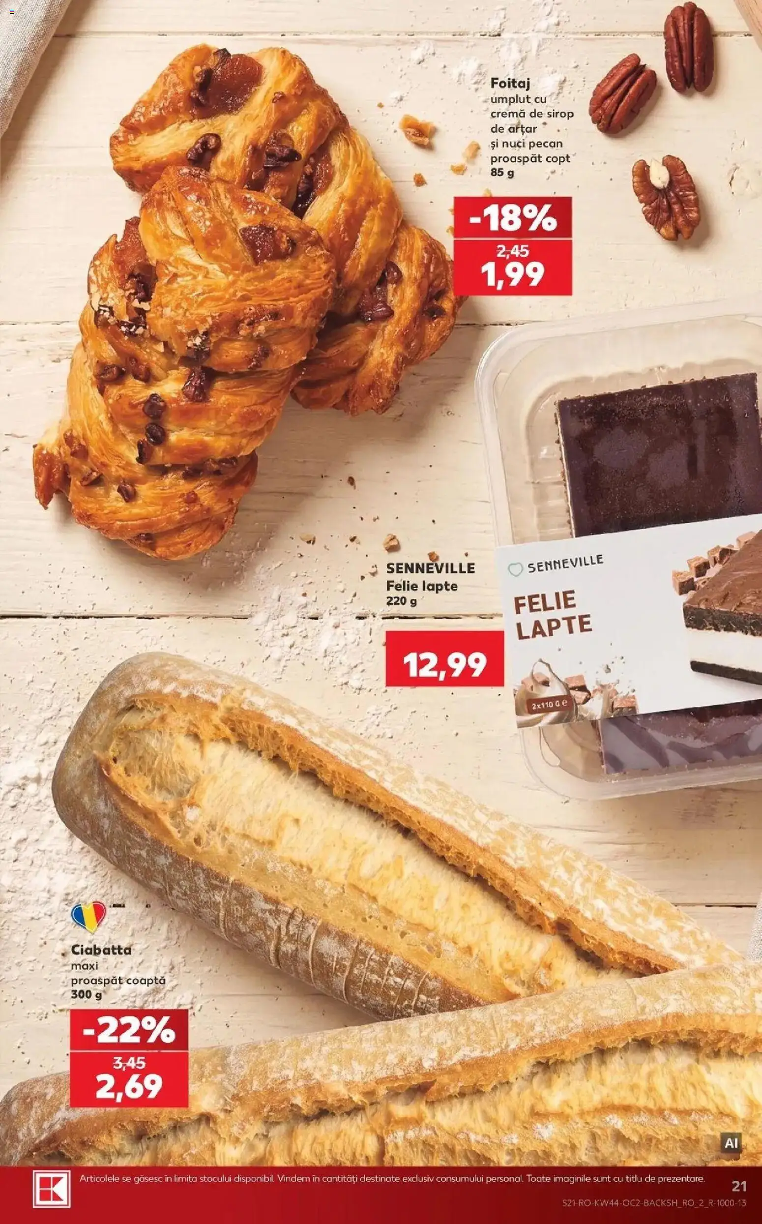 Kaufland Comarnic 28.10.2026 - Revista si Oferta | Pagină: 21 | Produse: Lapte, Sirop de arțar, Sirop, Nuci