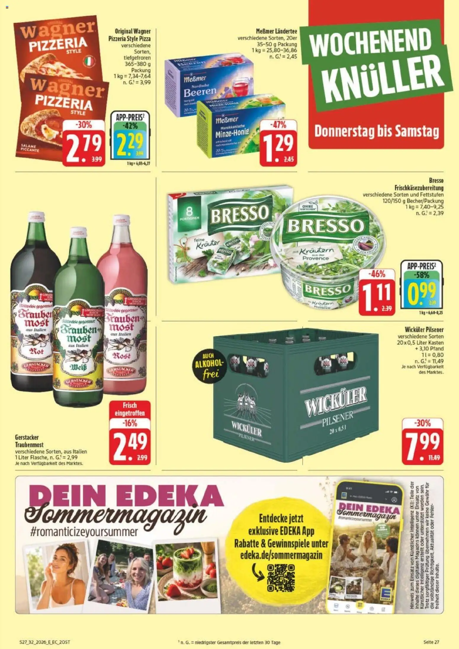 Edeka Prospekt Leipzig – gültig ab 03.08.2026 | Seite: 35 | Produkte: Messmer, Bresso, Pizza