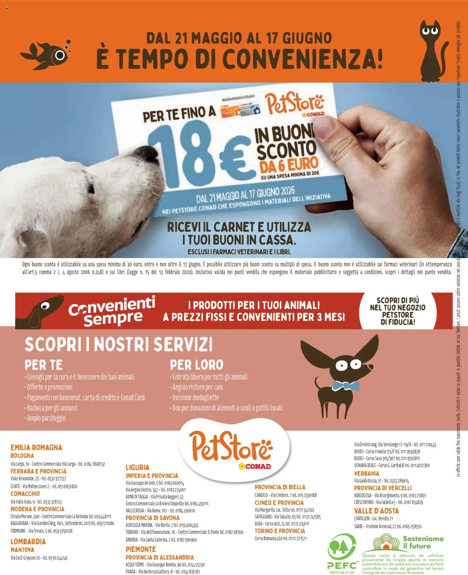 Volantino Conad del 21.05.2026 | Pagina: 8 | Prodotti: Bacheca, Tè