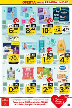 Vista previa Eroski folleto válido desde el 01/10/2026 | Página: 15 | Productos: Champú, Puré, Fruta, Crema