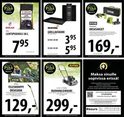 Tuuri-mainoslehti voimassa 02/09/2026 alkaen | Sivu: 25 | Tuotteet: Ruohonleikkuri, Oksasakset, Voi, Laturi