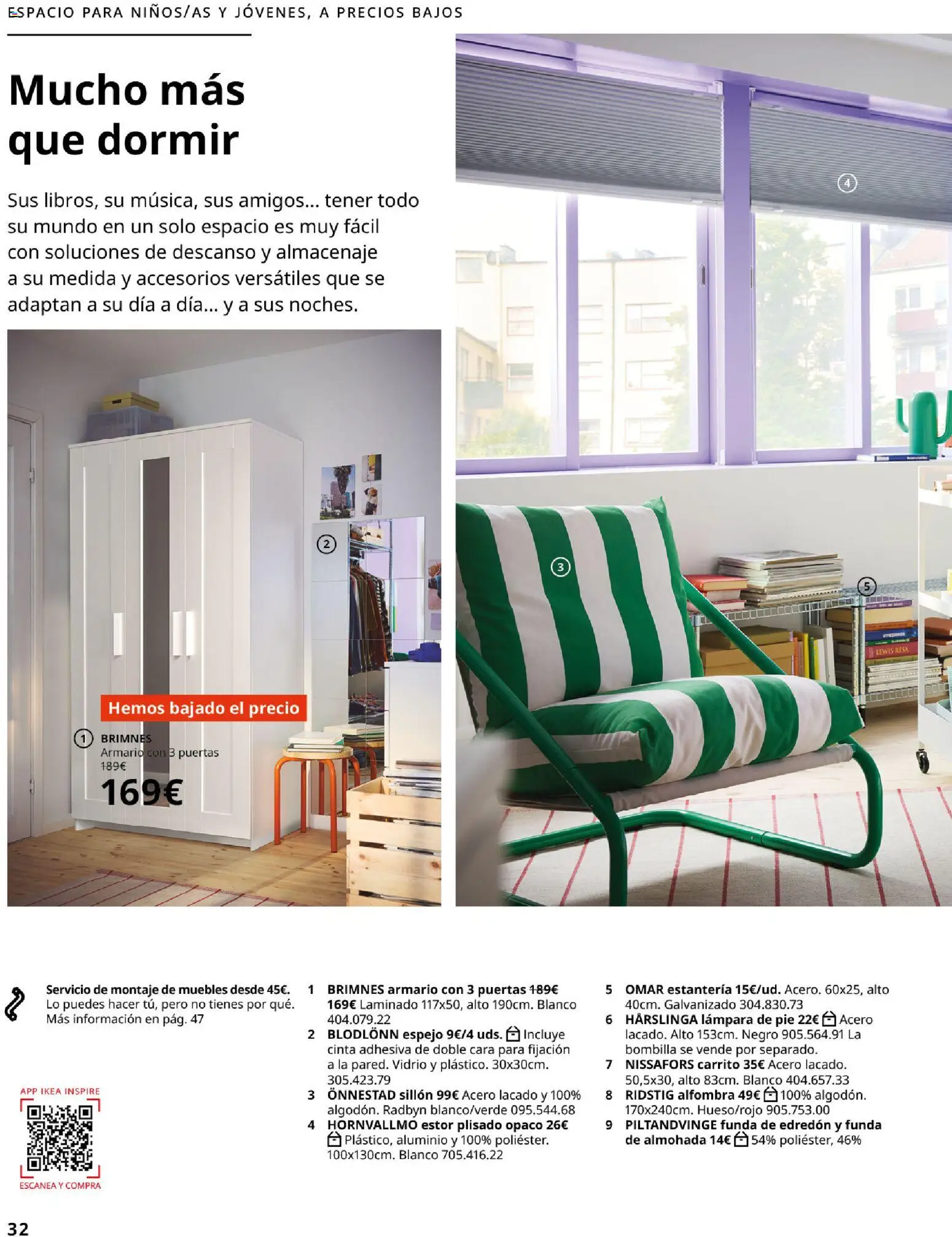 IKEA - Precios bajos │ válido desde el 13.04.2026 | Página: 32 | Productos: Edredón, Muebles, Funda, Almacenaje