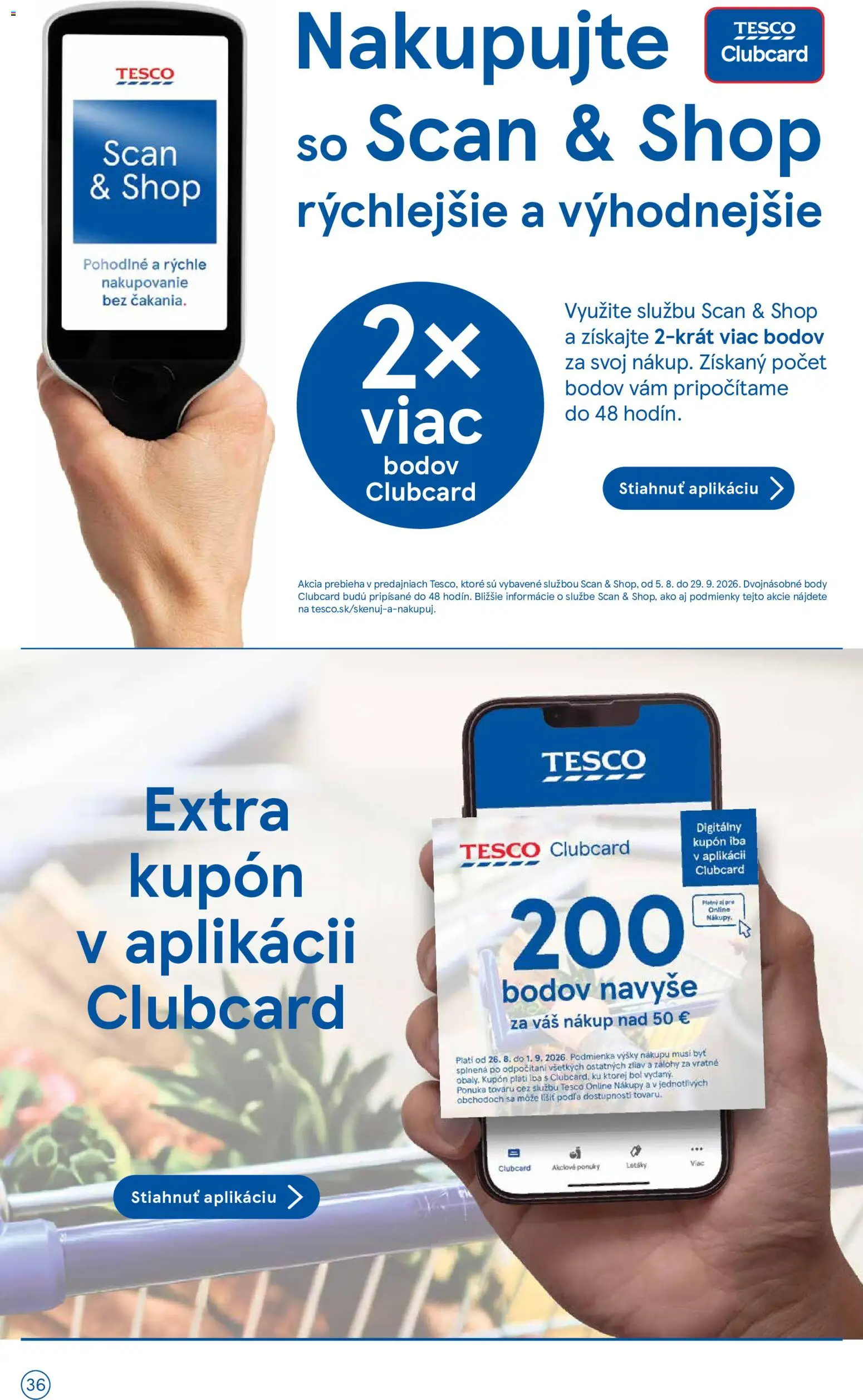 Nové Tesco akcie – leták je platný od 26.08.2026 | Strana: 36