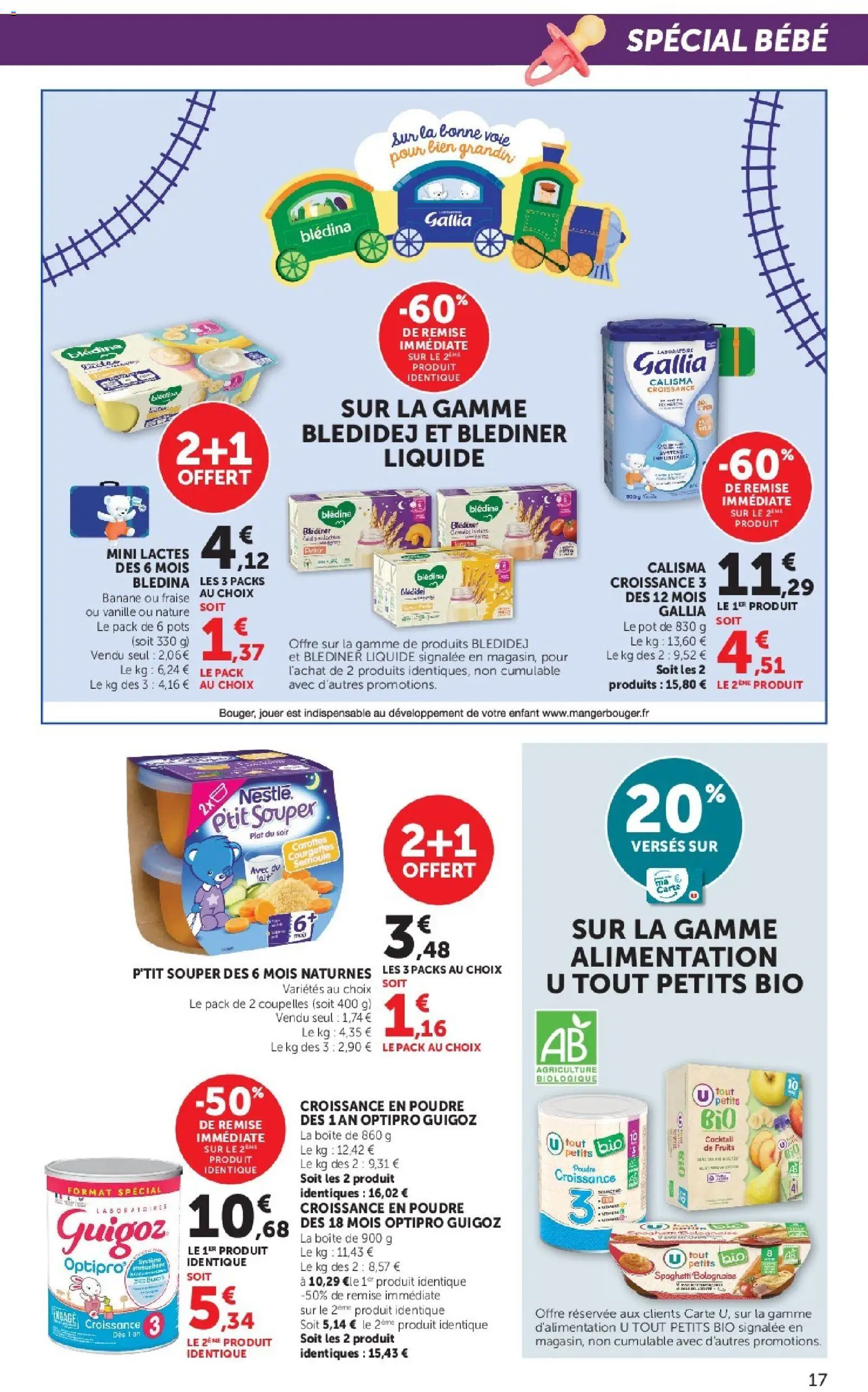{H1} | Page: 17 | Produits: Vanille, Fruits, Semoule, Banane