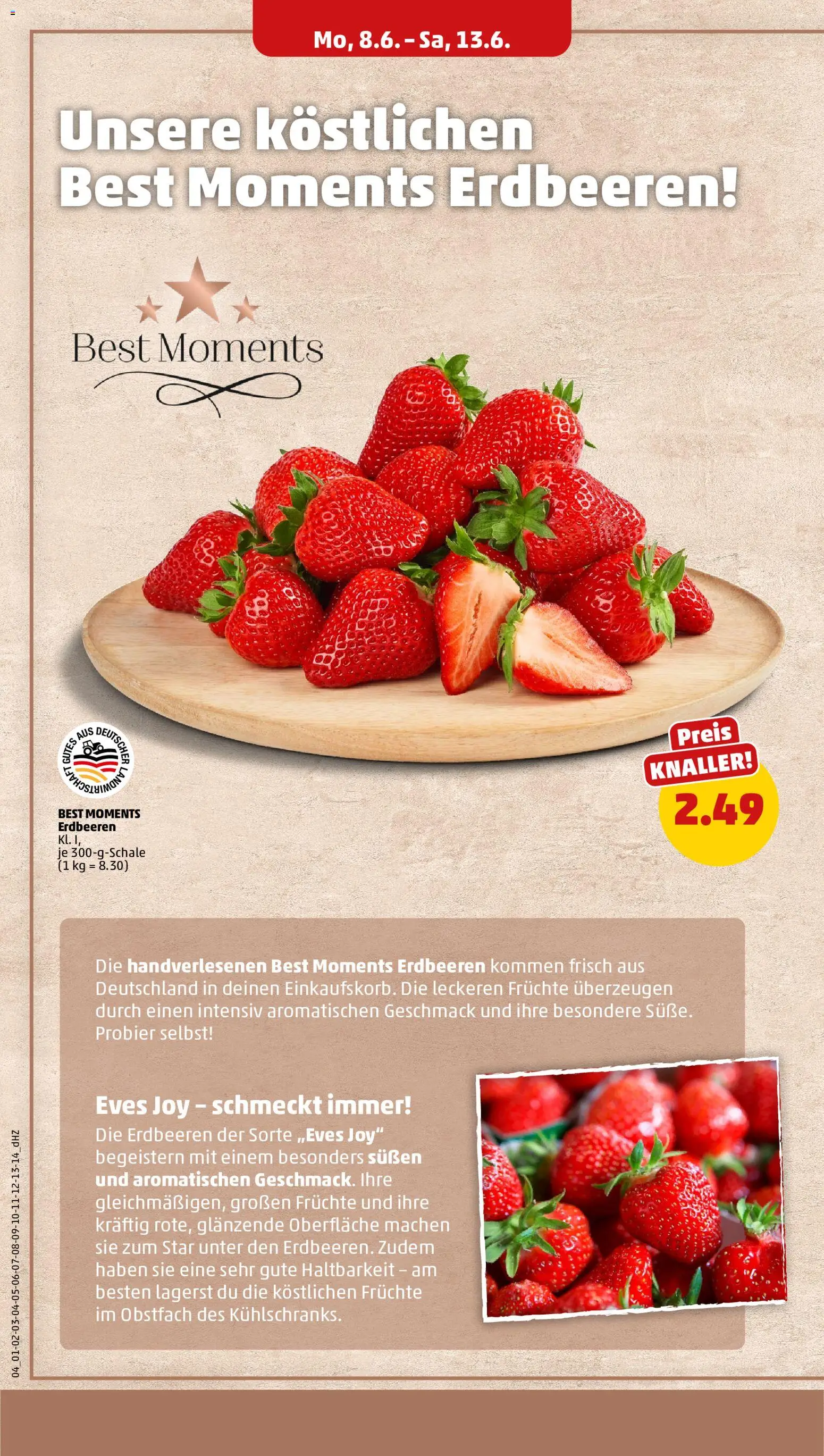 Penny Prospekt – gültig ab 08.06.2026 | Seite: 6 | Produkte: Erdbeeren