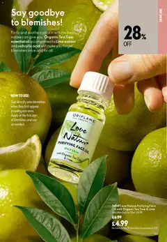 Preview of Oriflame - Offers valid from 19/08/2026 | Page: 99 | Products: Lime, Oil, Tea