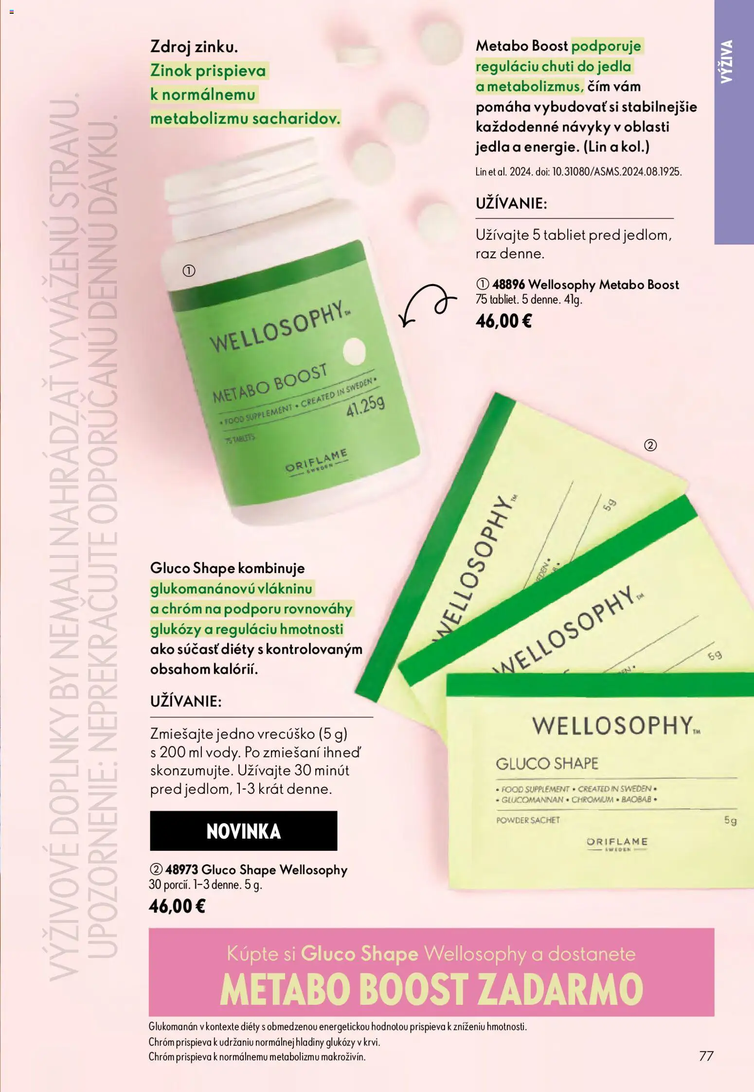 Nové Oriflame akcie – leták je platný od 17.06.2026 | Strana: 77 | Produkty: Metabo