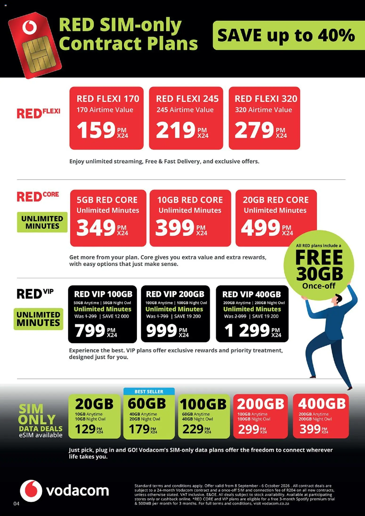 New Cellucity catalogue – valid from 08/09/2026 | Page: 4 | Products: Data, Sim, Stock