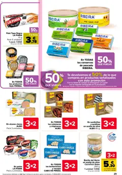 Vista previa Filetes de caballa del sur filetes de caballa del sur en aceite de oliva, 85 g válido desde el 26/08/2026 | Página: 31