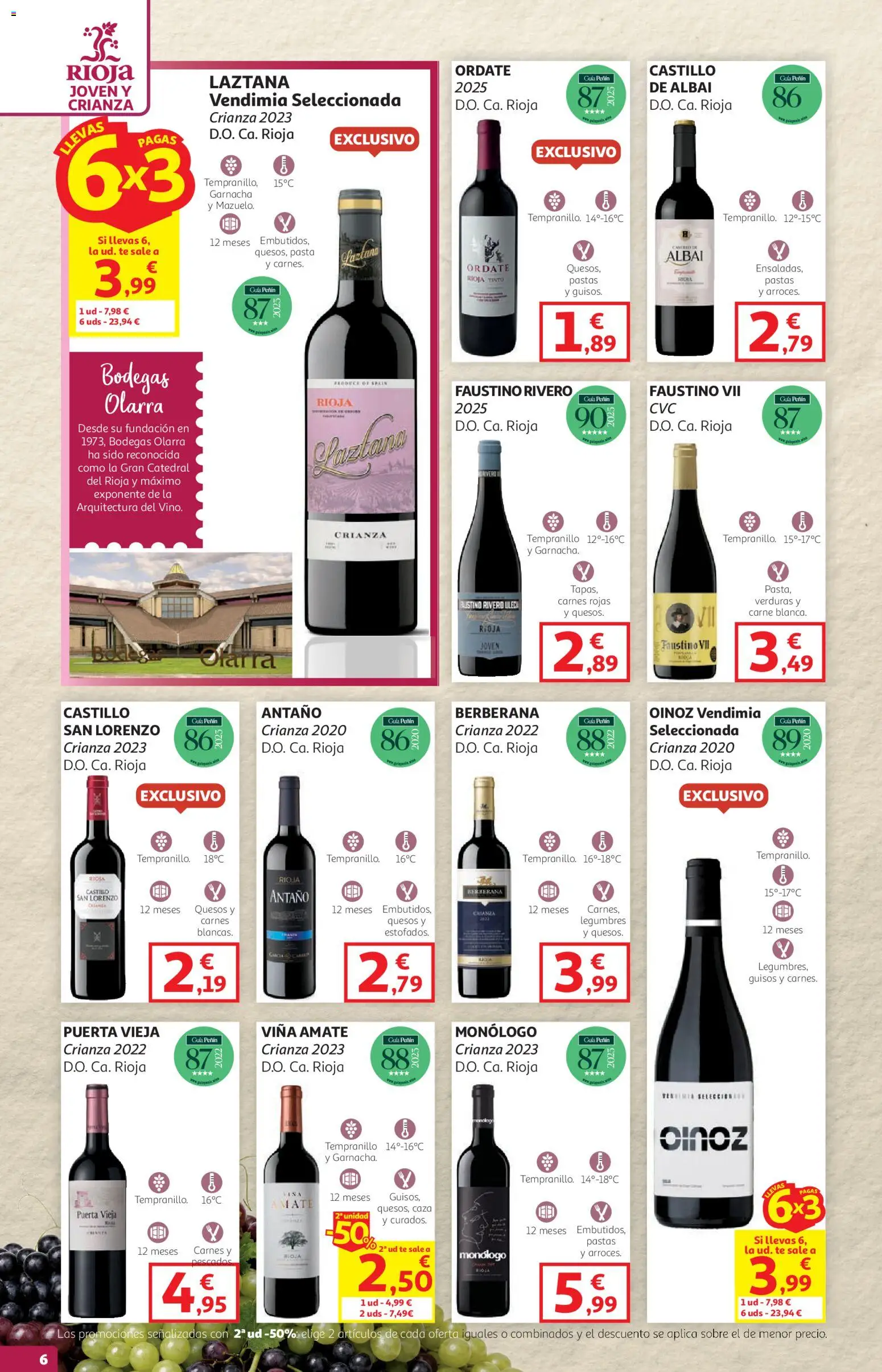 Alcampo - HG Castilla La Mancha │ válido desde el 08/10/2026 | Página: 6 | Productos: Pasta, Té, Legumbres, Carne