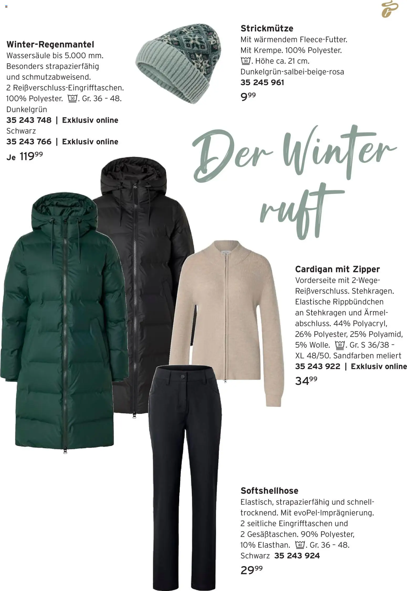 Prospekt Tchibo Winteractive – gültig ab 04.11.2026 | Seite: 3 | Produkte: Cardigan