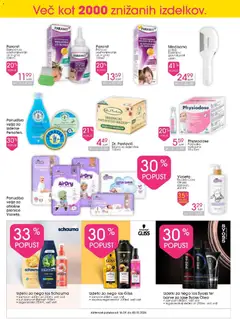 Tuš drogerija katalog akcije – veljaven od 16.09.2026 | Stran: 10 | Izdelki: Plenice, Sampon, Glavnik