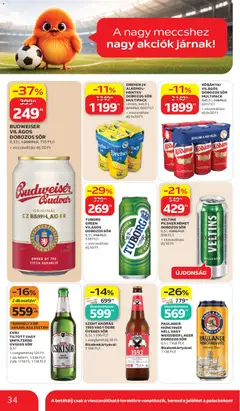 Auchan akciós újság - amely érvényes a következő dátumtól: 28.05.2026 | Oldal: 34