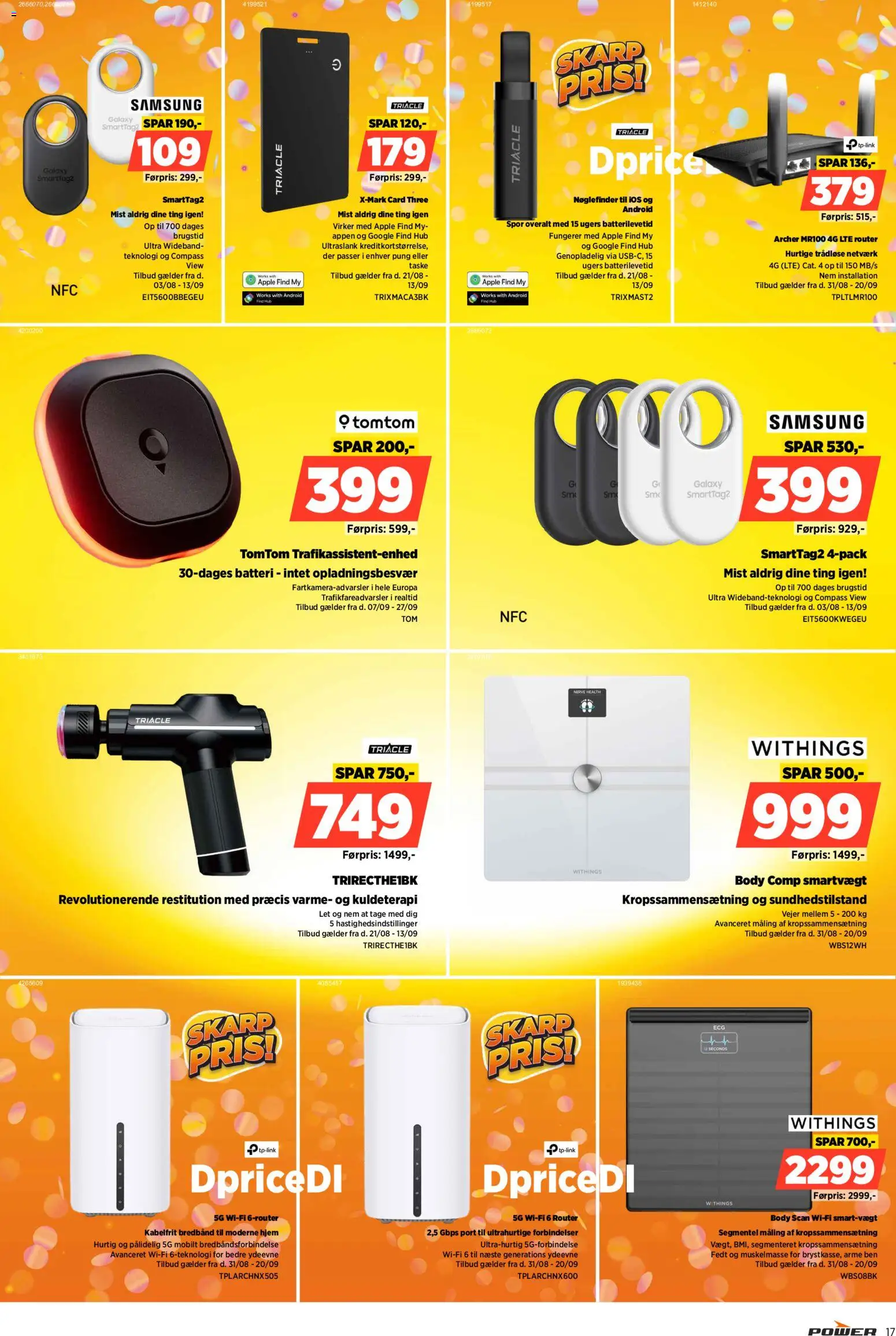 Power tilbudsavis – gyldig fra 04/09/2026 | Side: 17 | Produkter: Taske, Maling, Batteri, Router