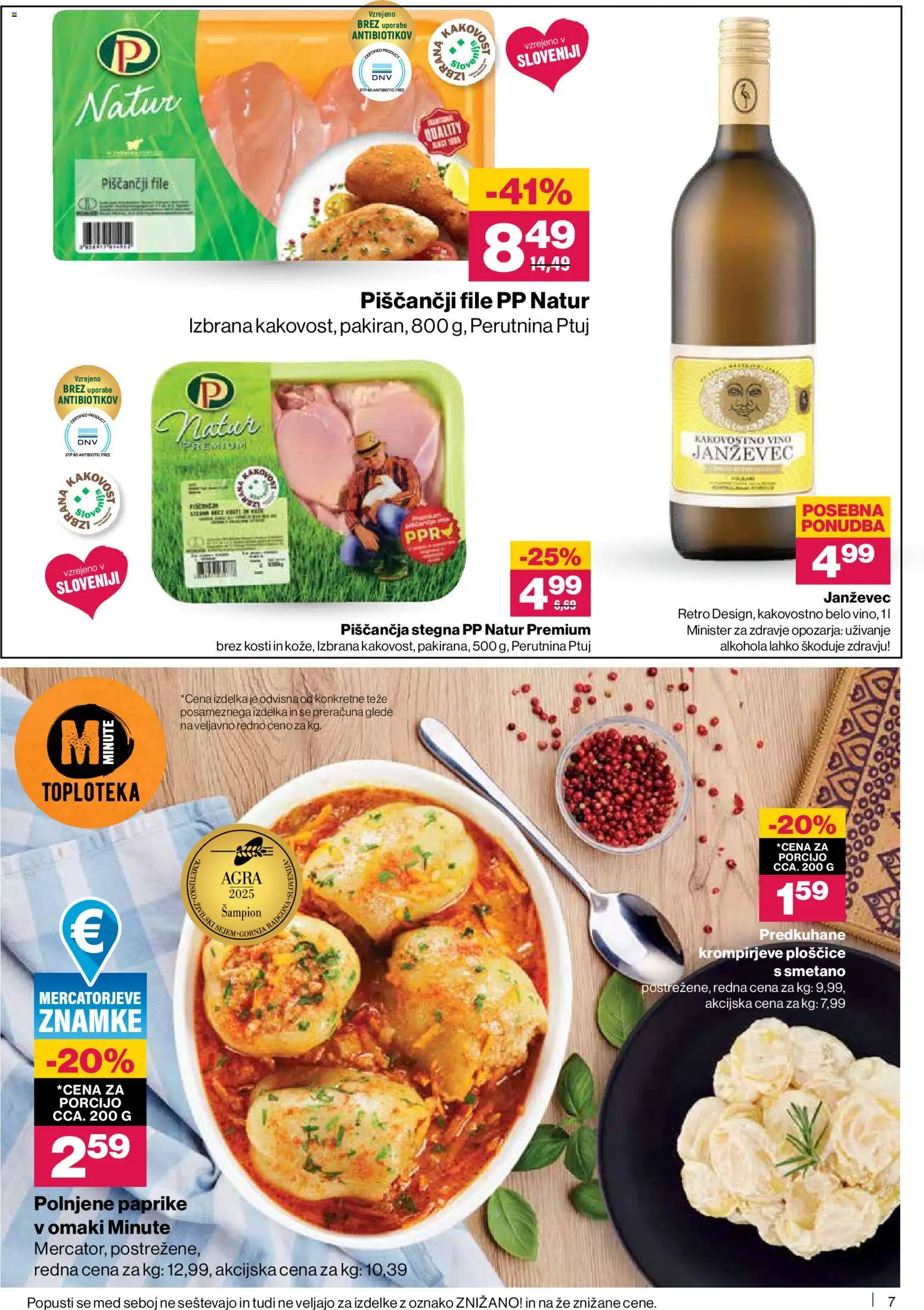 Novi Mercator katalog ponudbe – veljaven od 11.06.2026 | Stran: 7 | Izdelki: Radio, Ploščice, Vino