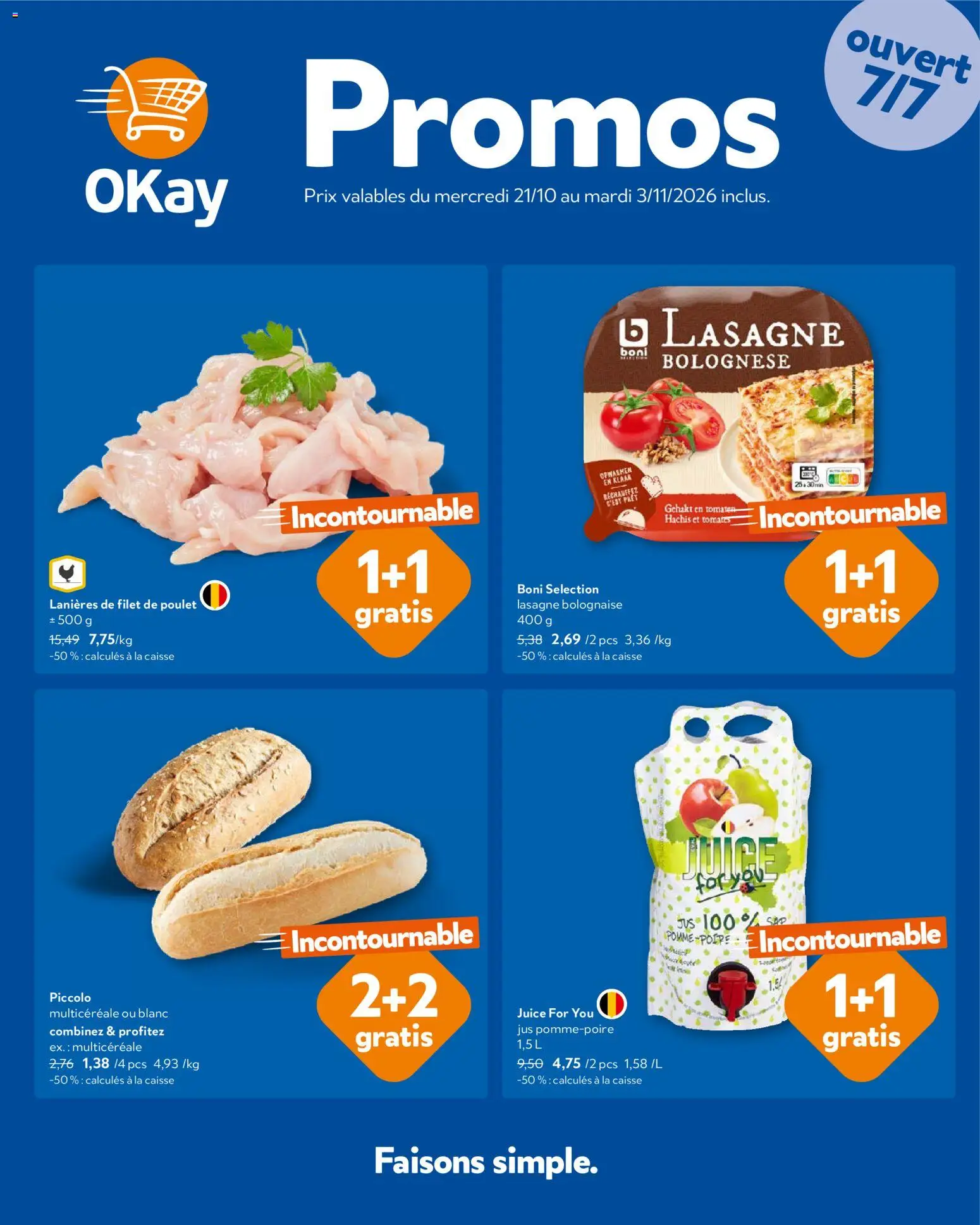 {H1} | Pagina: 1 | Producten: Sap, Tomaten, Lasagne, La