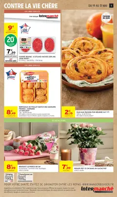 Intermarché - Prévisualisation de PAIN AUX RAISINS PUR BEURRE X4(2), 340 g - 6,32 € le kg valide à partir de 19.05.2026 | Page: 5
