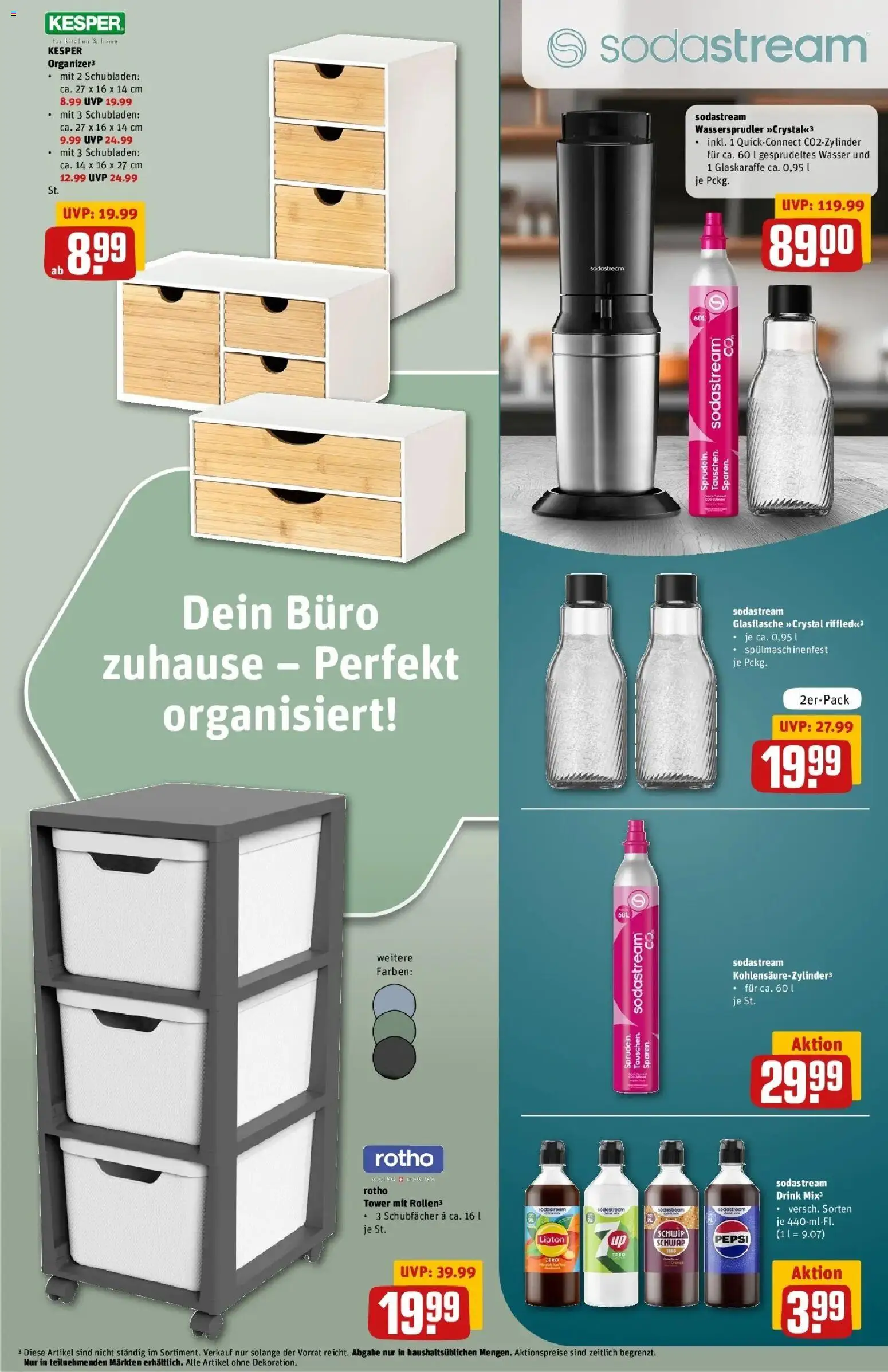 REWE Prospekt ab 28.09.2026 zum Blättern » Angebote | Seite: 41 | Produkte: Wasser, Sodastream