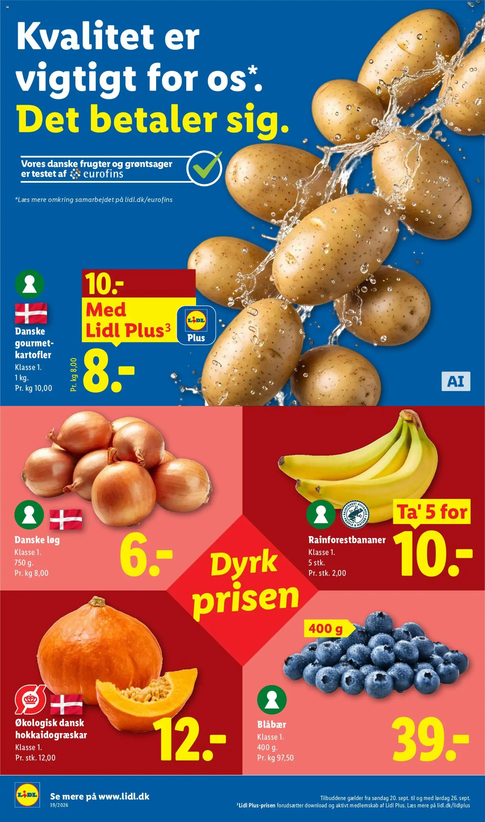 Lidl tilbudsavis – gyldig fra 20/09/2026 | Side: 6 | Produkter: Blåbær, Kartofler, Løg