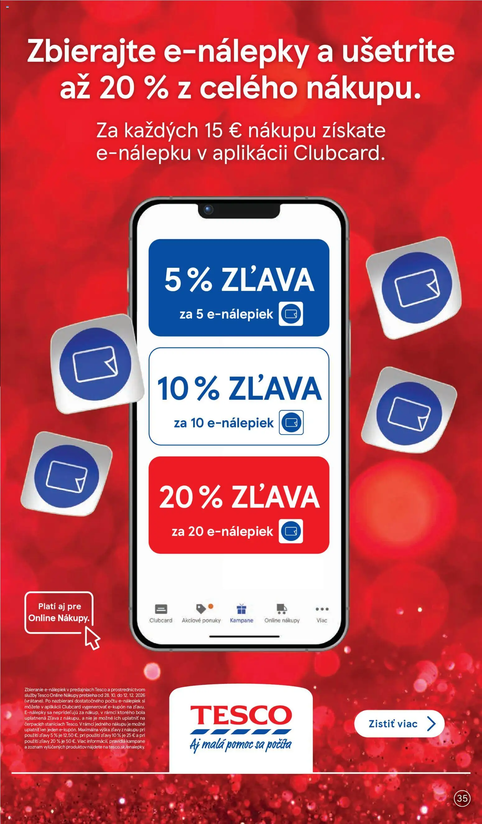 Nové Tesco akcie – leták je platný od 28.10.2026 | Strana: 35