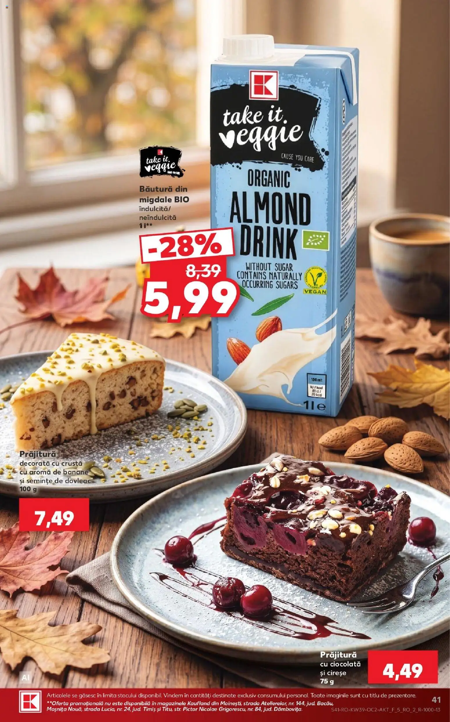 Kaufland RO akciós ujság - amely érvényes a következő dátumtól: 2026.09.23. | Oldal: 41 | Termékek: Vegán