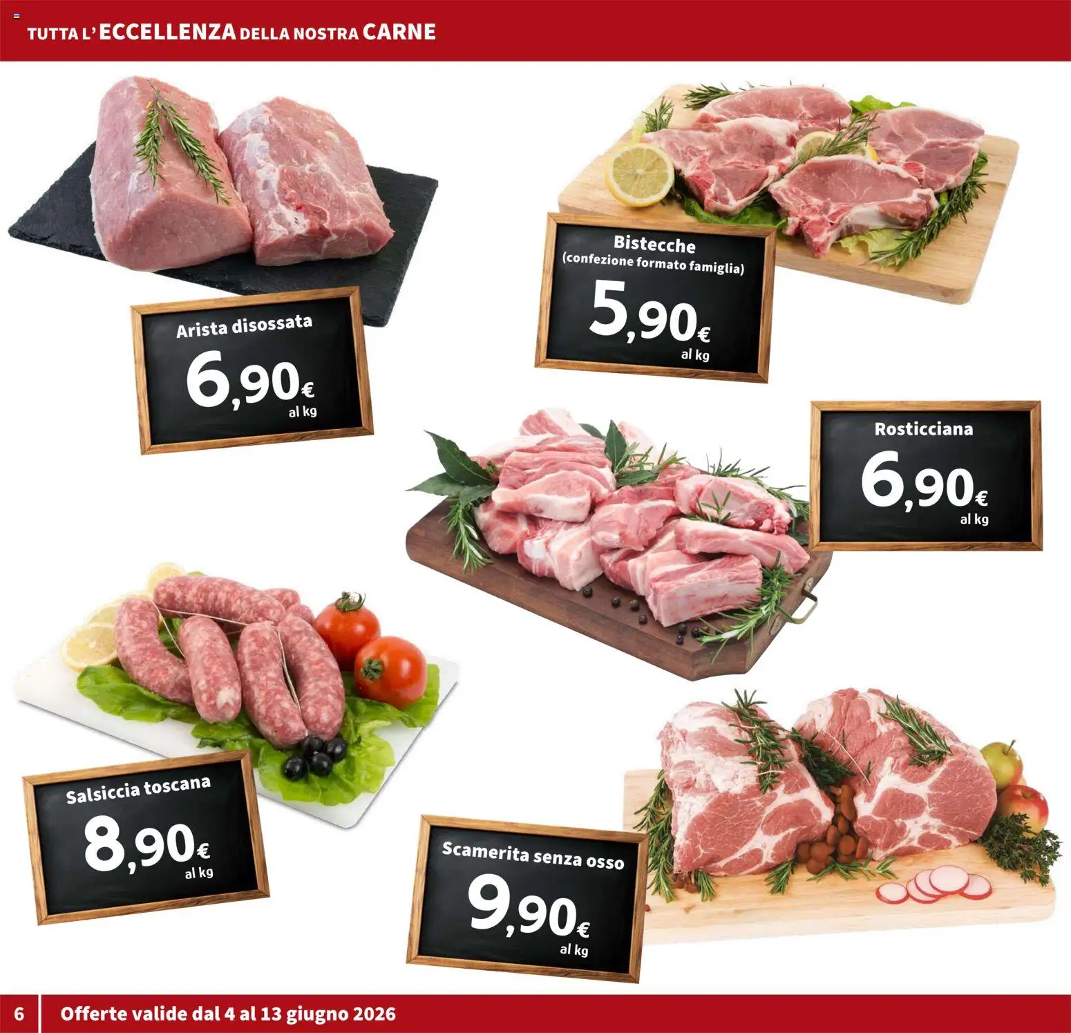 Volantino SIGMA del 04.06.2026 | Pagina: 6 | Prodotti: Salsiccia