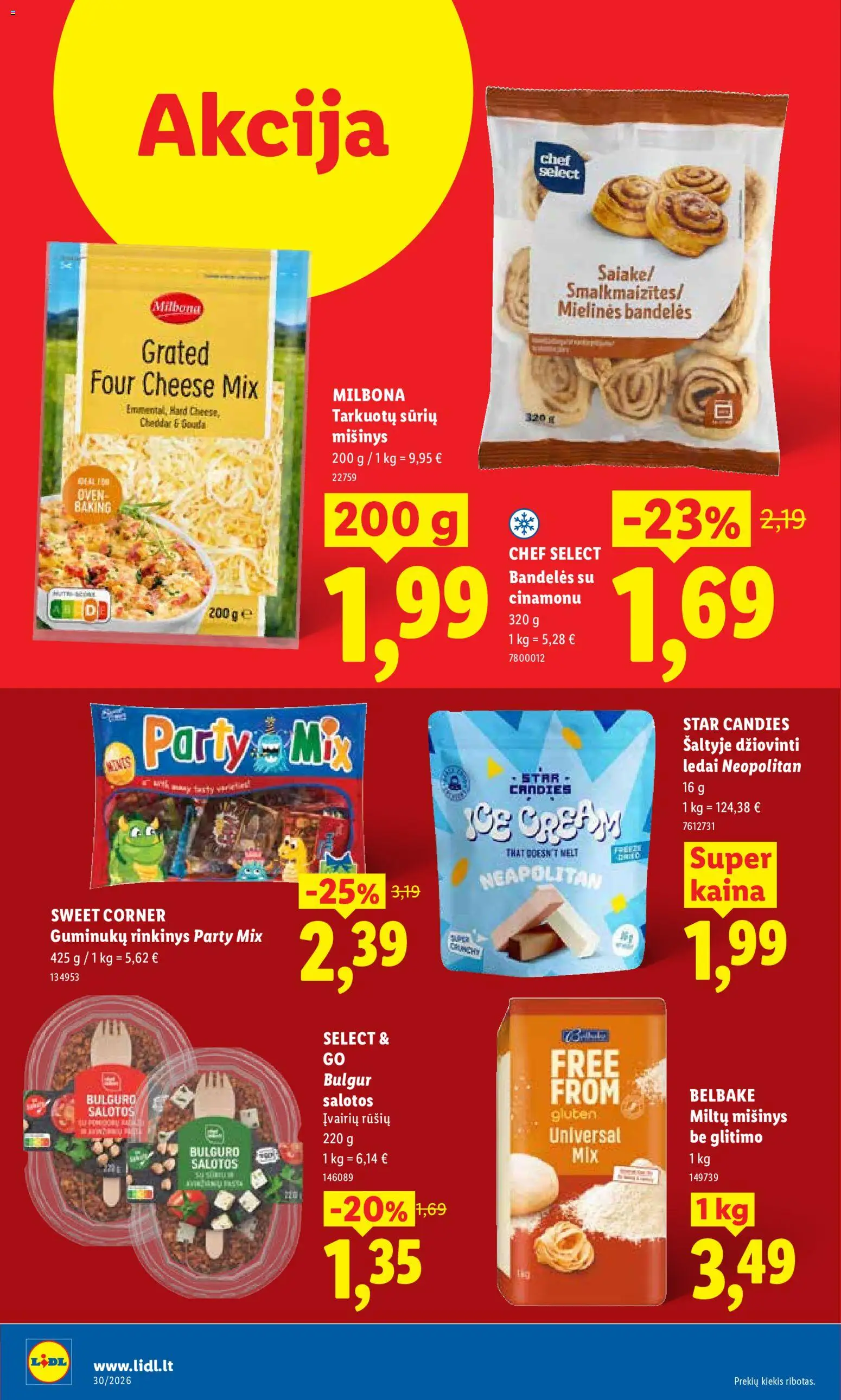 LIDL akcijos nuo 2026.07.20 | Puslapis: 26 | Prekių: Tofu, Paštetas, Vištiena, Jautiena