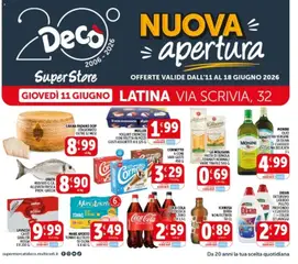 Anteprima del volantino Decò volantino SuperStore Latina valido a partire dal 11.06.2026