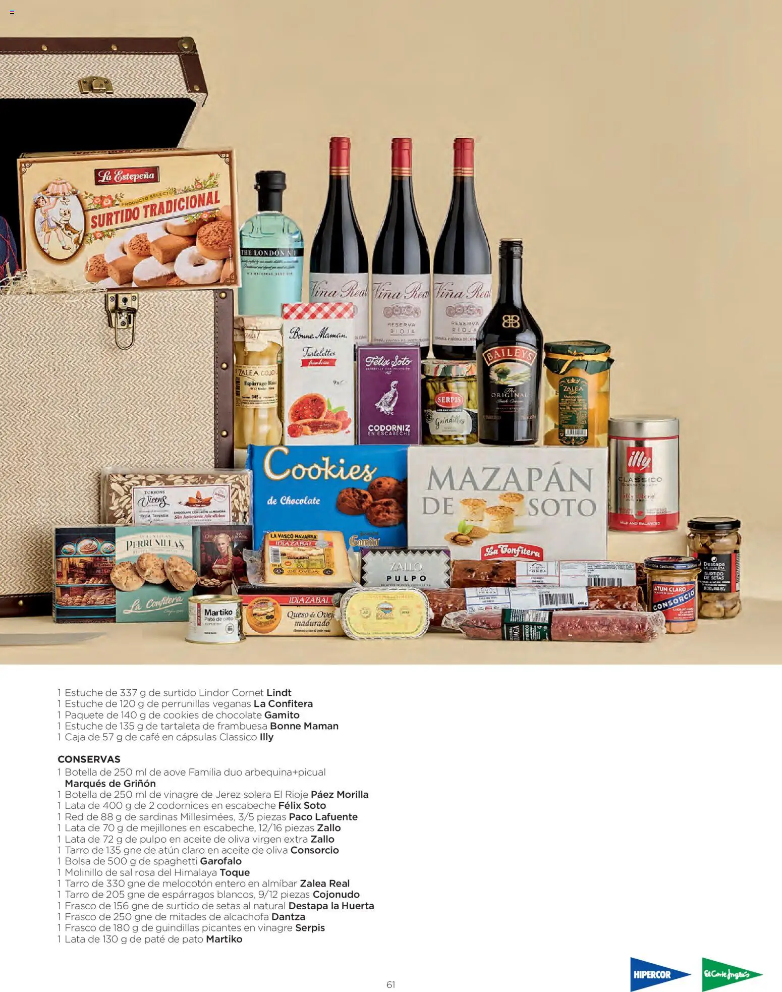 Hipercor - Cestas de Navidad Cataluňa │ válido desde el 08/10/2026 | Página: 61