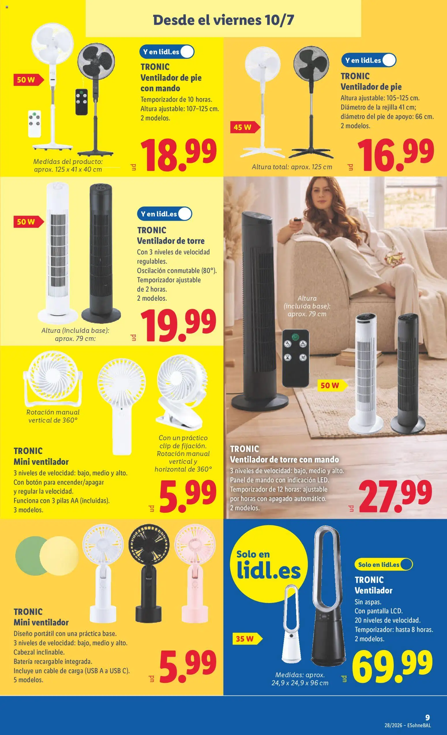 Lidl folleto de bazar │ válido desde el 06/07/2026 | Página: 31 | Productos: Κοσμήματα, USB, Ventilador, Batería
