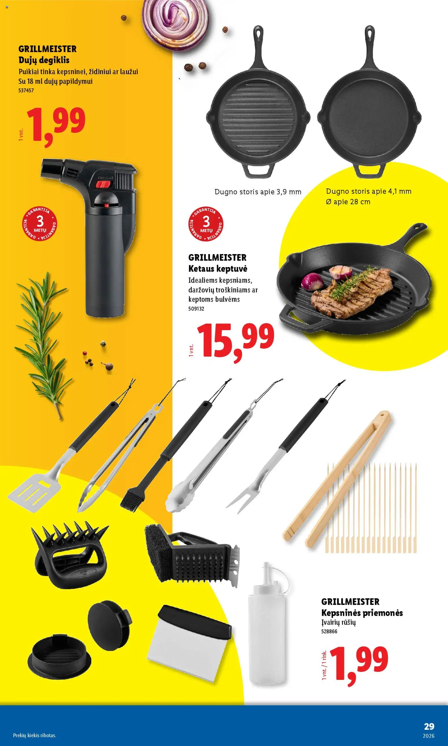 LIDL akcijos nuo 06.04.2026 | Puslapis: 29 | Prekių: Vištiena, Termometras