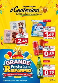 Anteprima del volantino Il Centesimo volantino valido a partire dal 07/07/2026