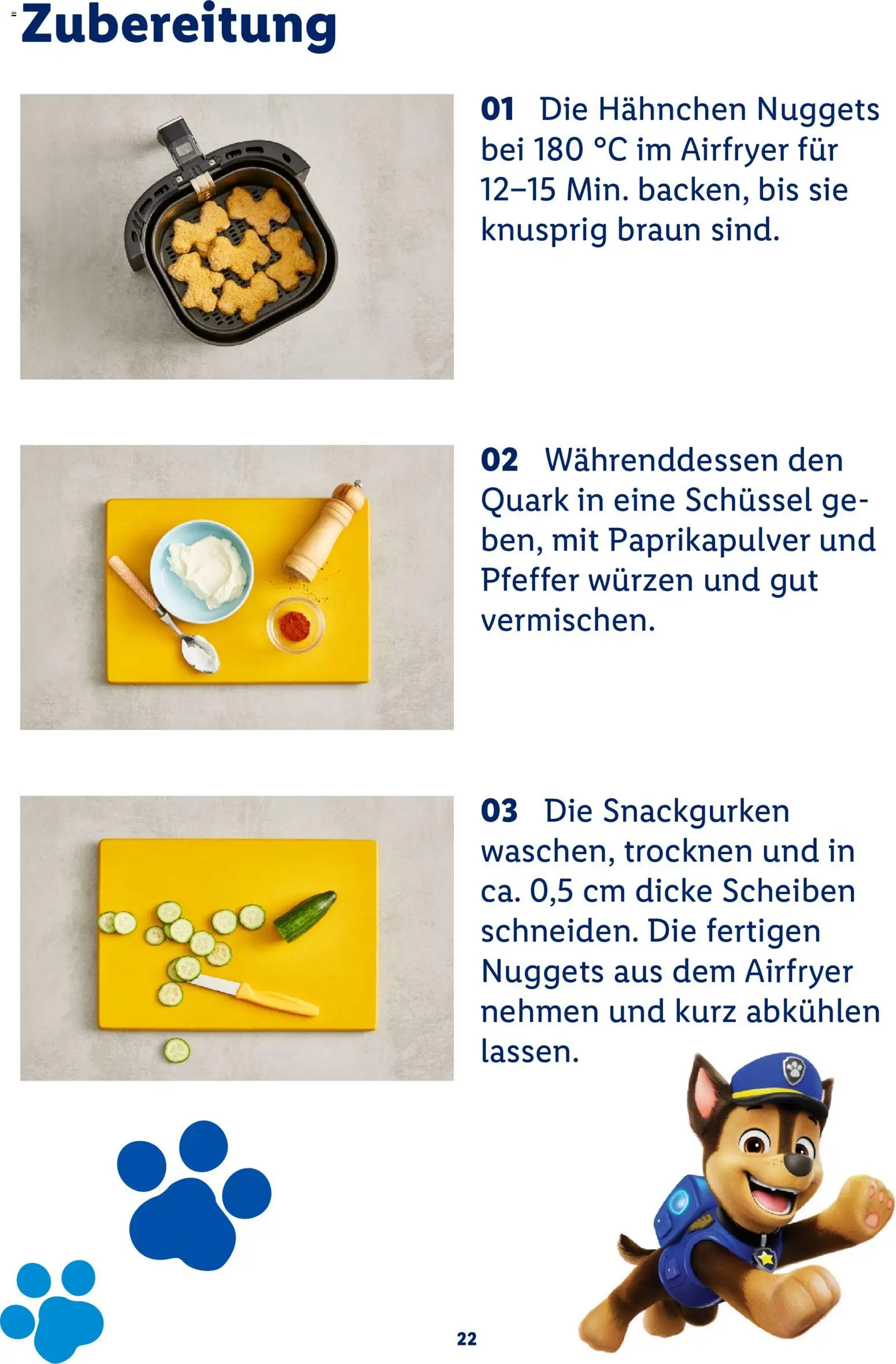 Lidl Německo leták - Paw Patrol od 20.07.2026 | Strana: 22 | Produkty: Airfryer