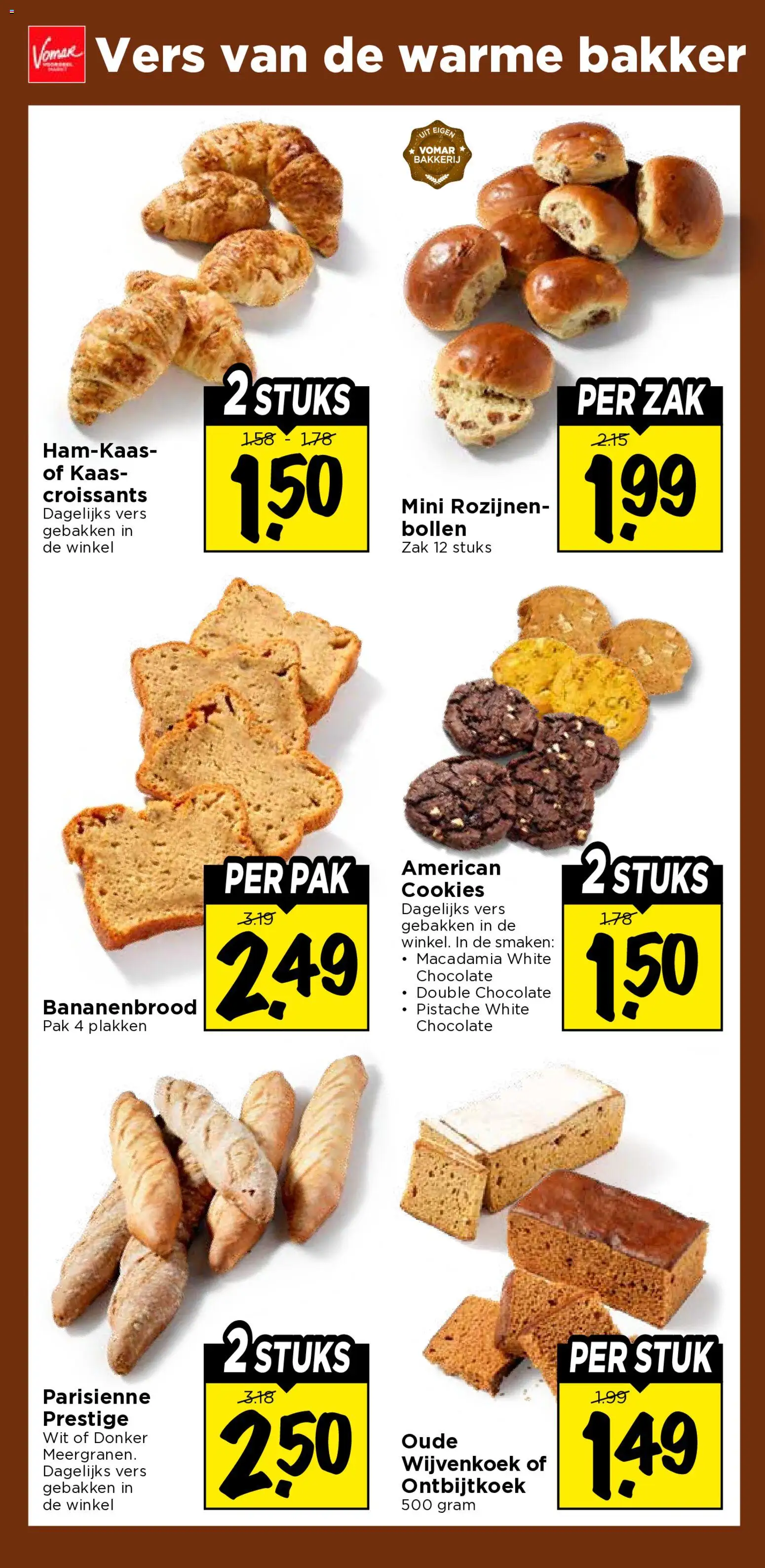 {H1} | Pagina: 22 | Producten: Kaas, Rozijnen, Zak, Bakkerij