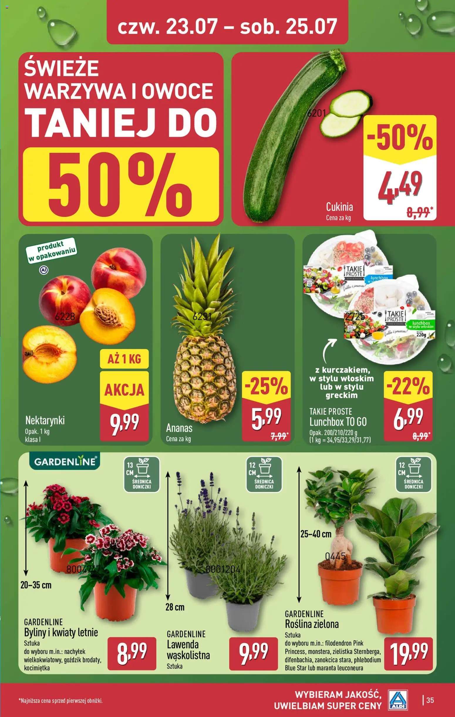 Aldi Polsko leták od 20.07.2026 | Strana: 35 | Produkty: Ananas