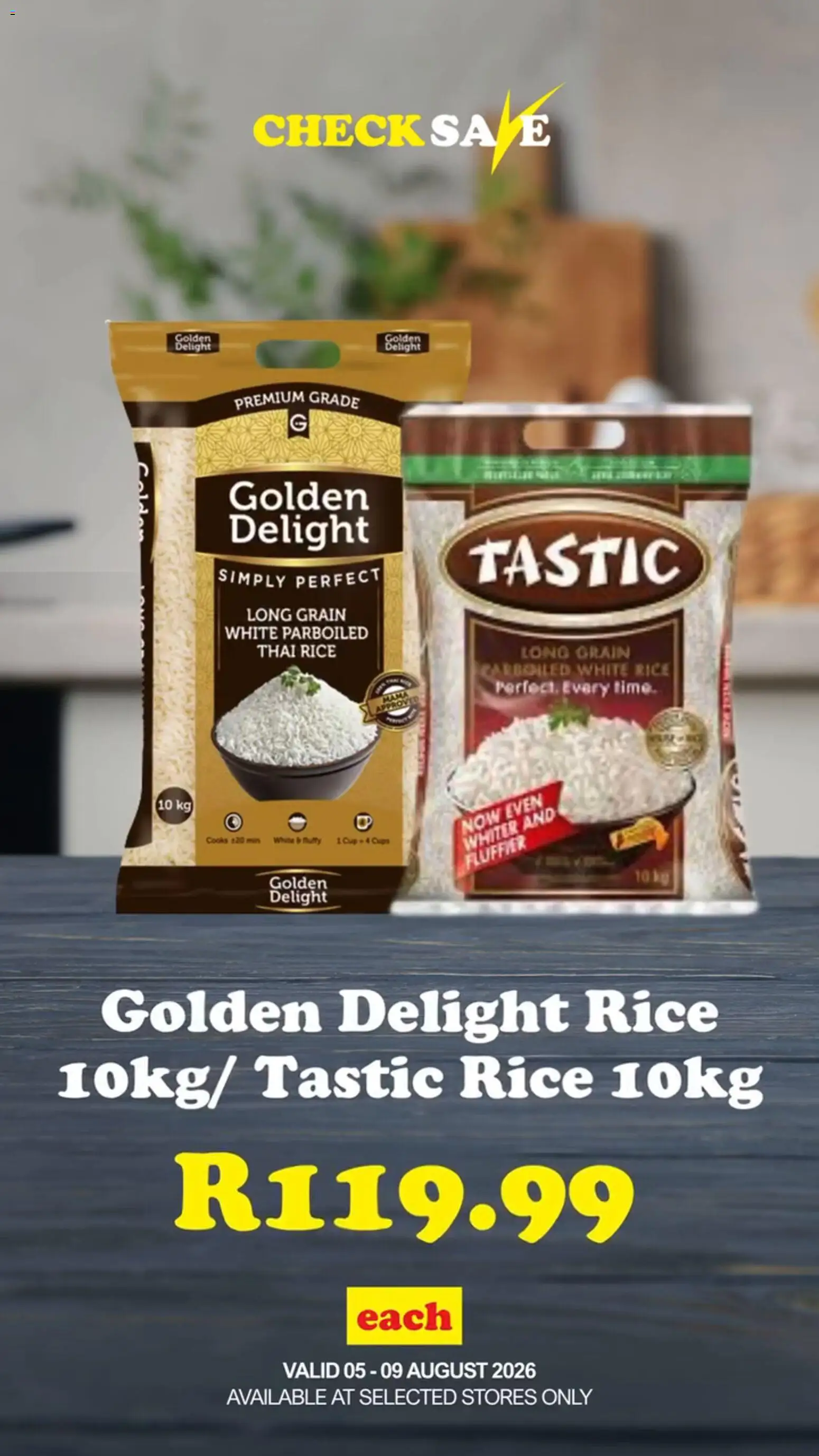 New Check Save catalogue – valid from 05/08/2026 | Page: 3 | Products: Rice
