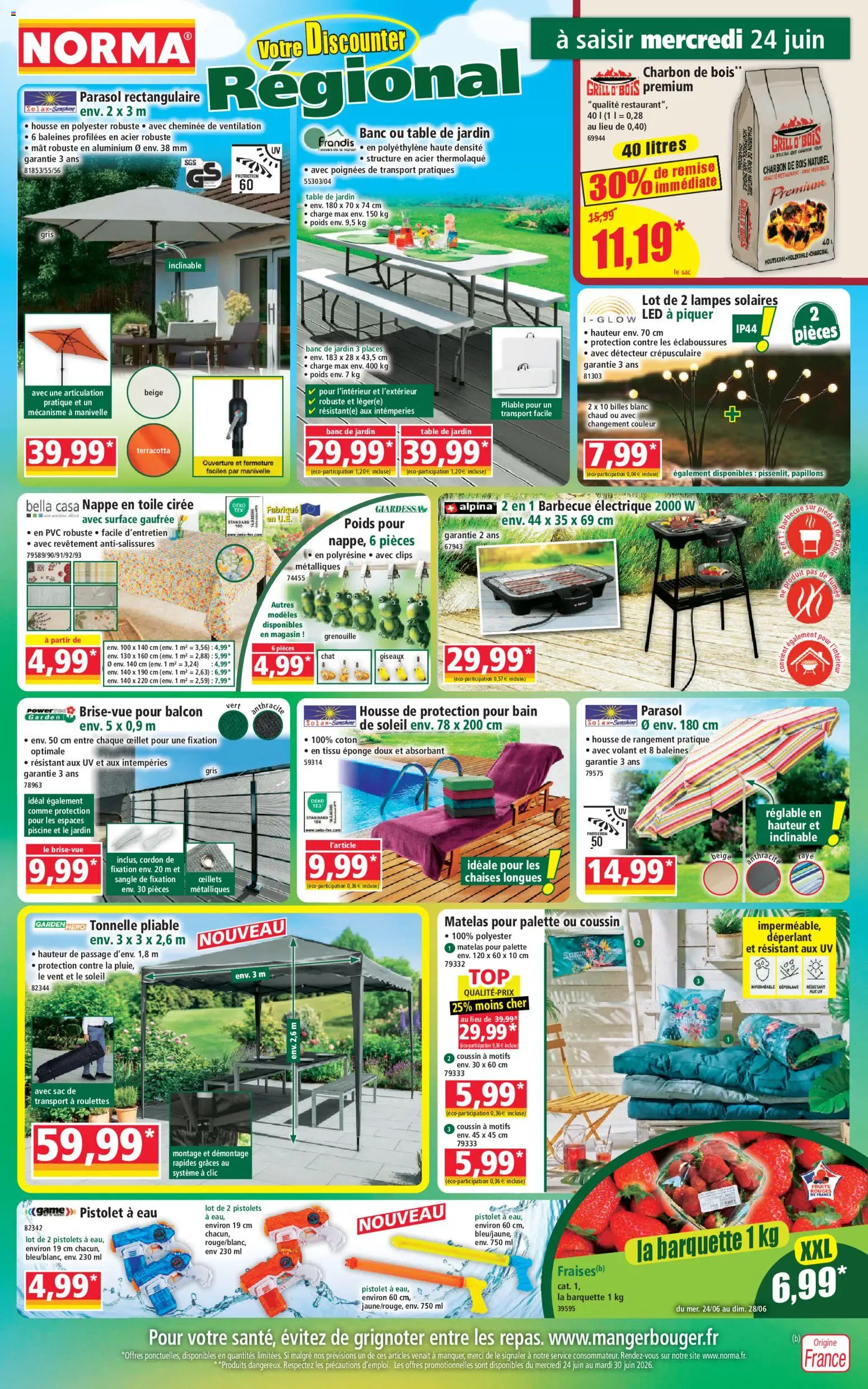 {H1} | Page: 1 | Produits: Poids, Coton, Eponge, Table de jardin