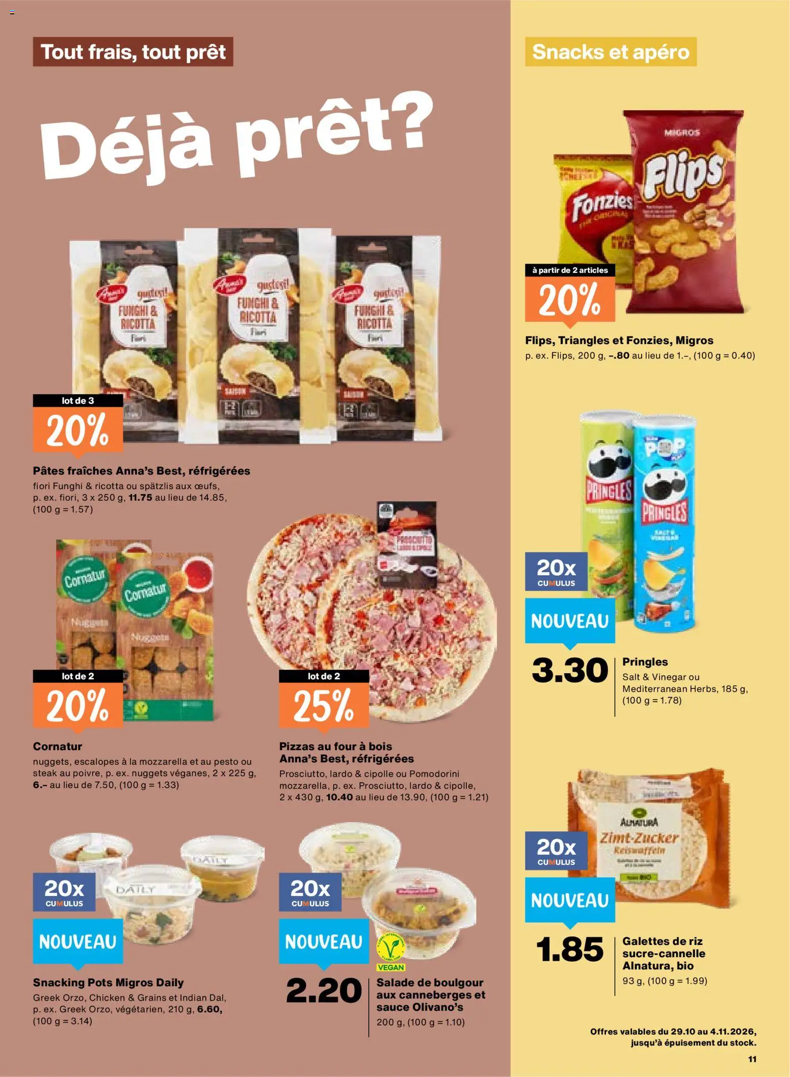 Migros aktionen FR – gültig ab 29.10.2026 | Seite: 11