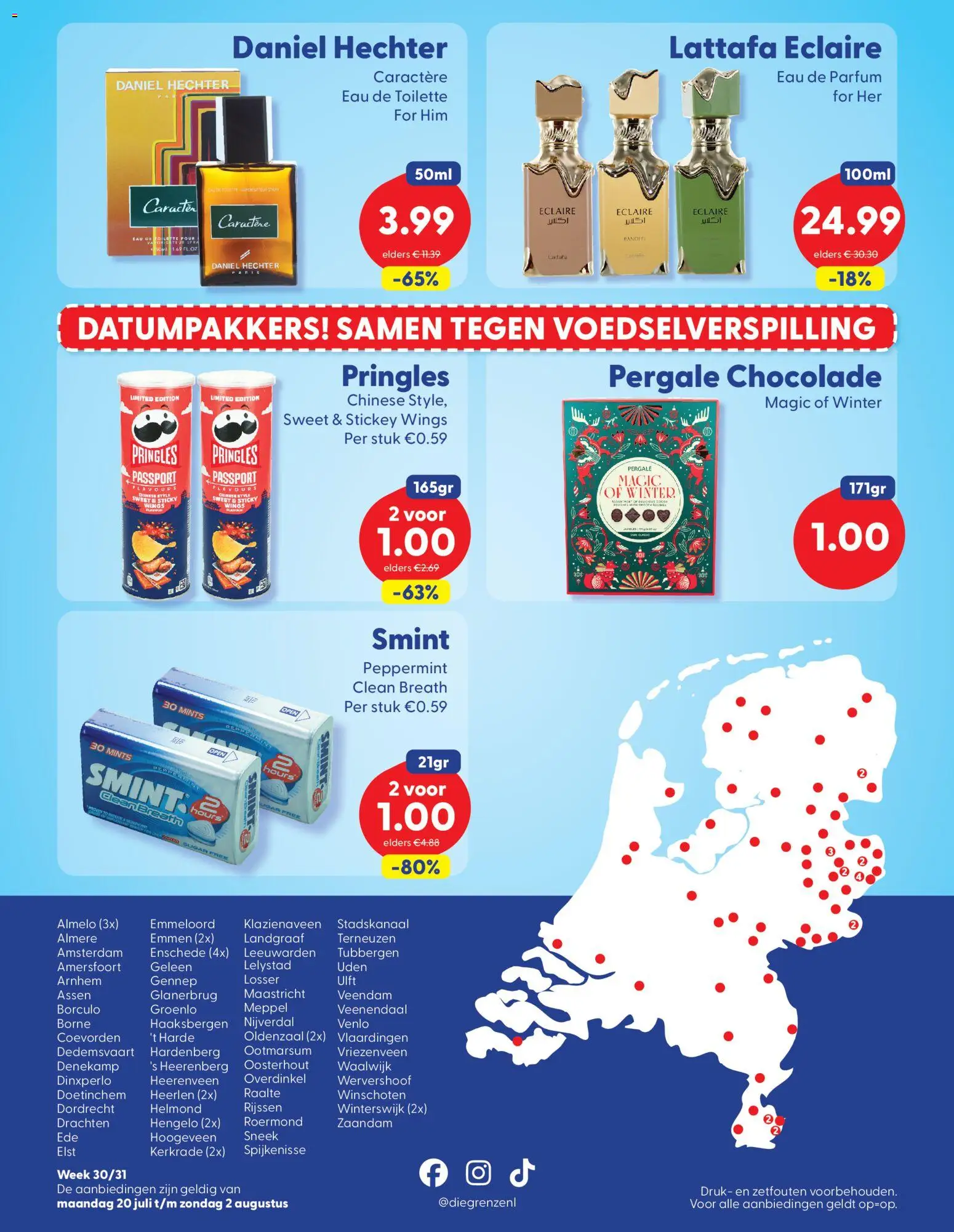 {H1} | Pagina: 8 | Producten: Chocolade, Pringles, Parfum, Eau de toilette