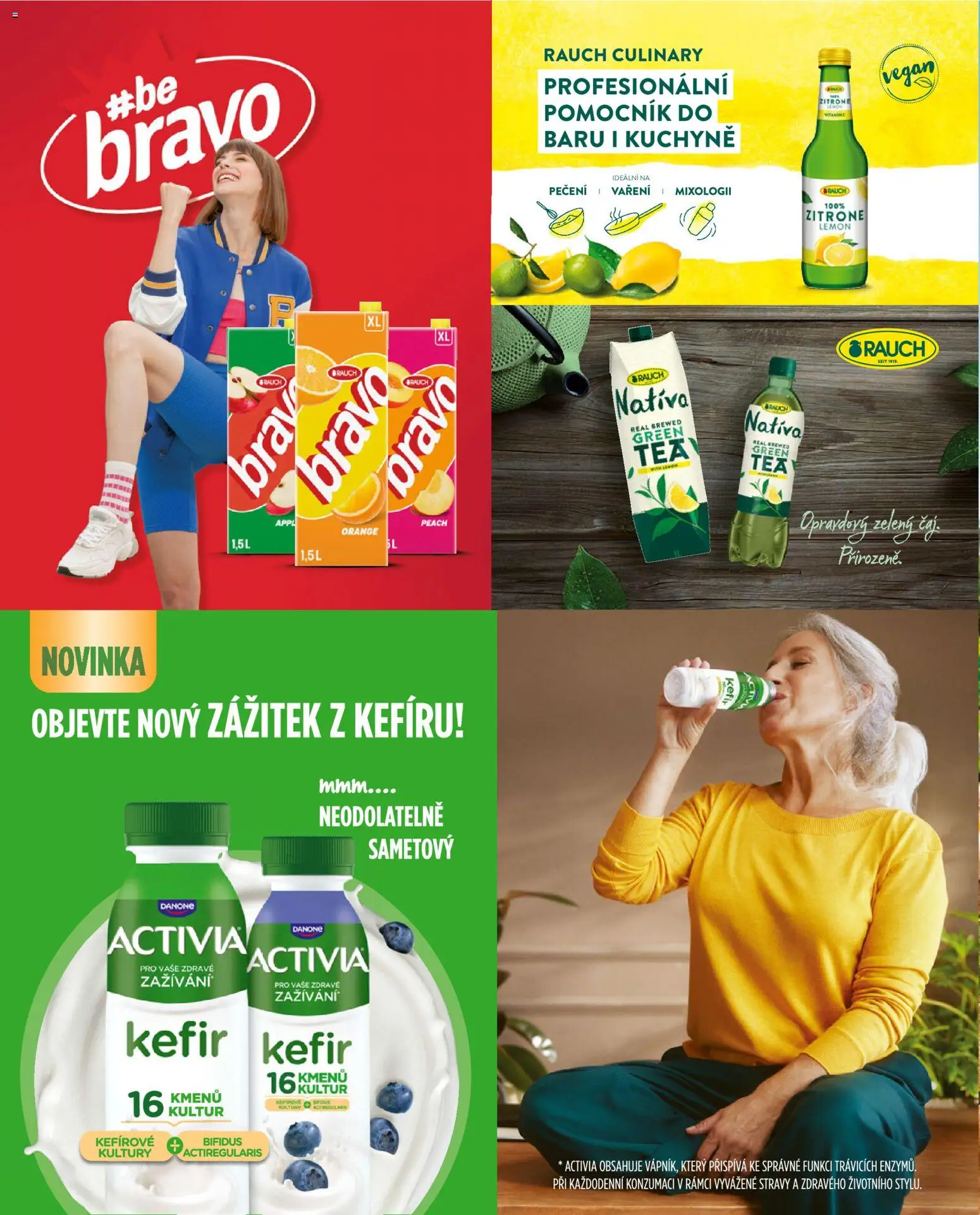 Billa leták - Gusto: Podzim 2026 od 01.09.2026 | Strana: 28 | Produkty: Danone Activia, Vegan, Kefír, Kuchyně