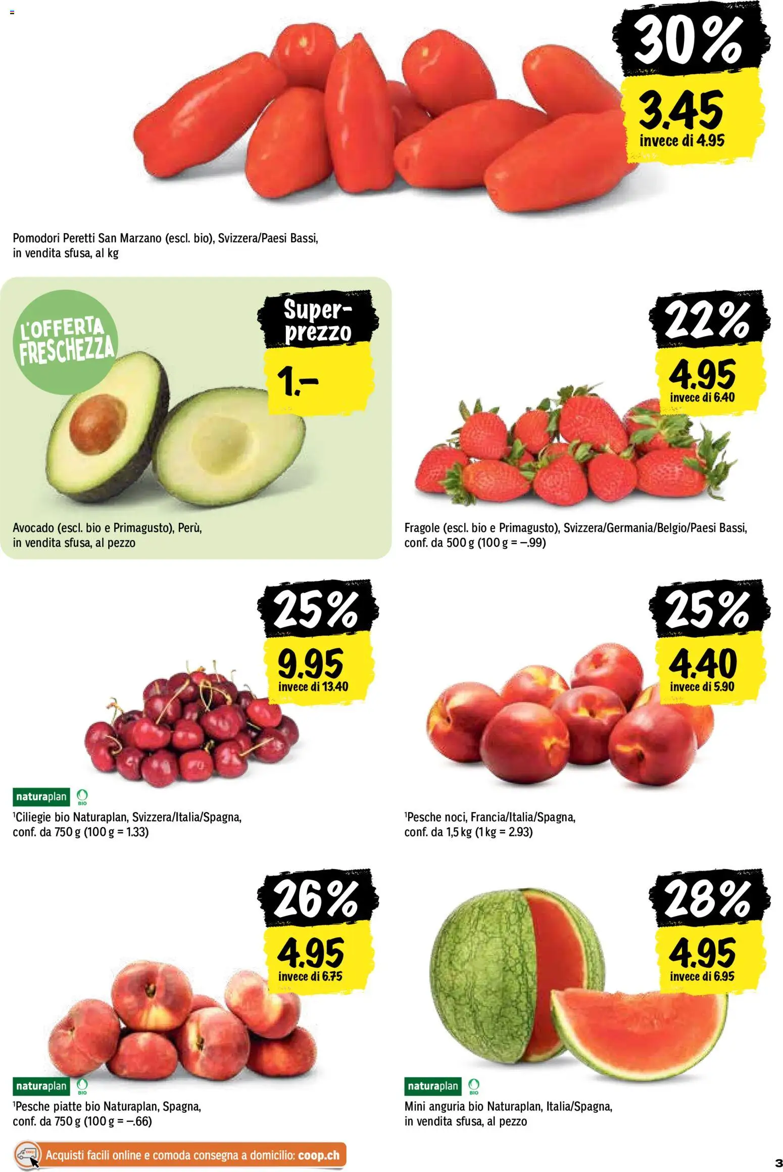 Coop aktionen IT – gültig ab 11.06.2026 | Seite: 3 | Produkte: Avocado