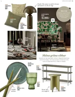 Mio Höst & Vinter - Förhandsvisning av reklamblad från butik Mio aktuell från 13/08/2026 | Sida: 25 | Produkter: Sängbord, Soffbord, Mössa, Ljus