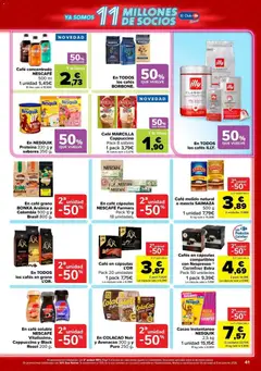 Vista previa Carrefour folleto válido desde el 12.05.2026 | Página: 41 | Productos: Café, Café molido, Café en cápsulas, Μηχανή καφέ