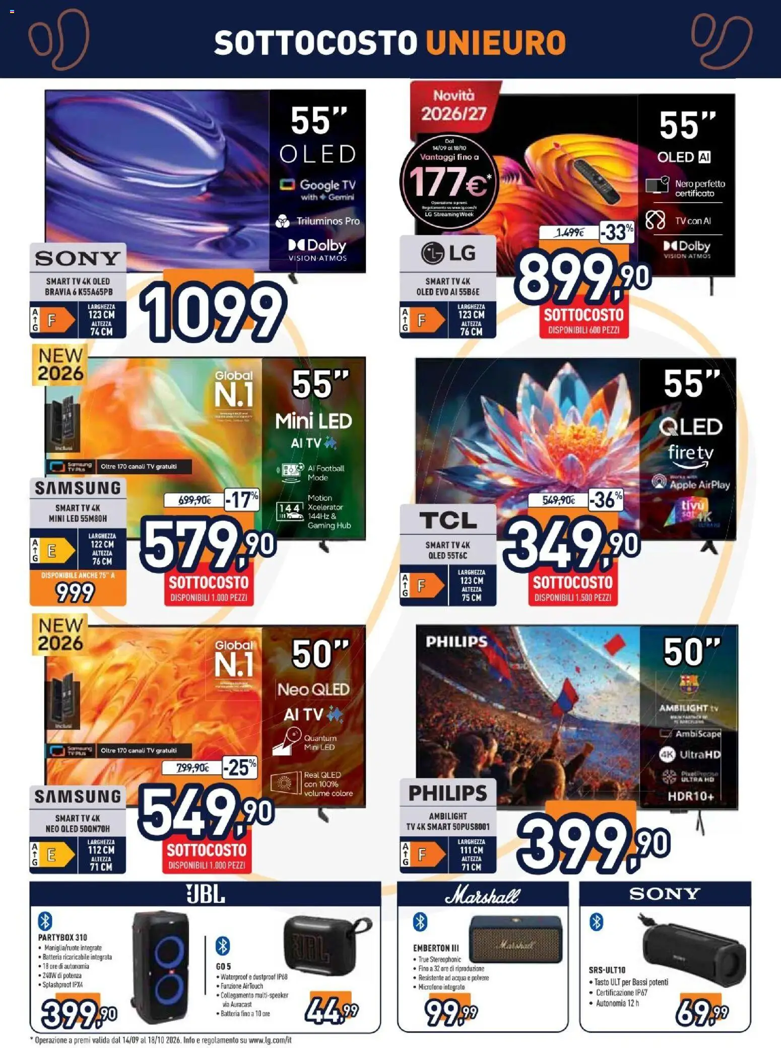 Volantino Unieuro del 02/10/2026 | Pagina: 4